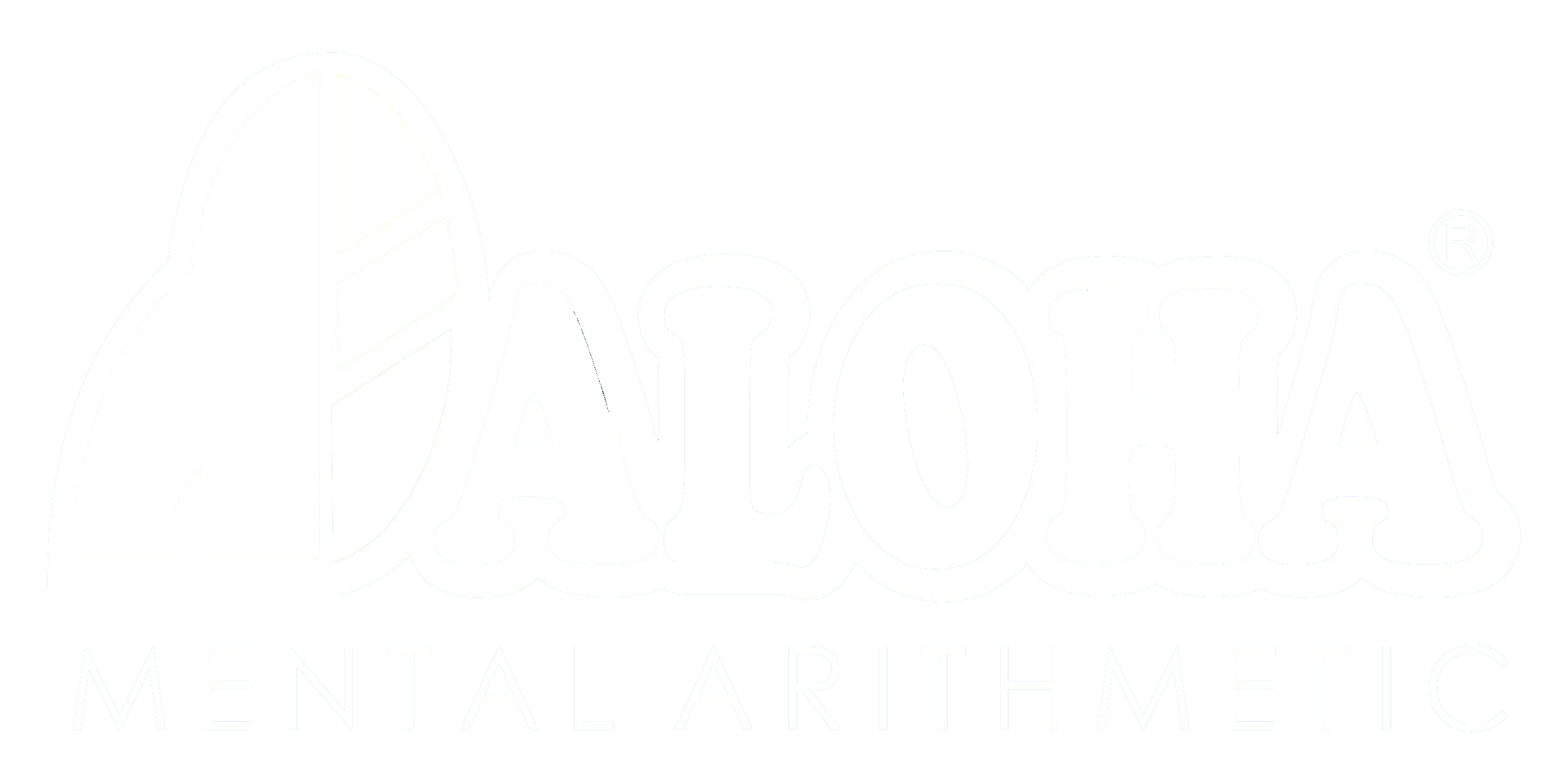 Logotipo de Amora, una marca de suplementos alimenticios mentales y nootrópicos, en colores blanco y negro con icono de lupa