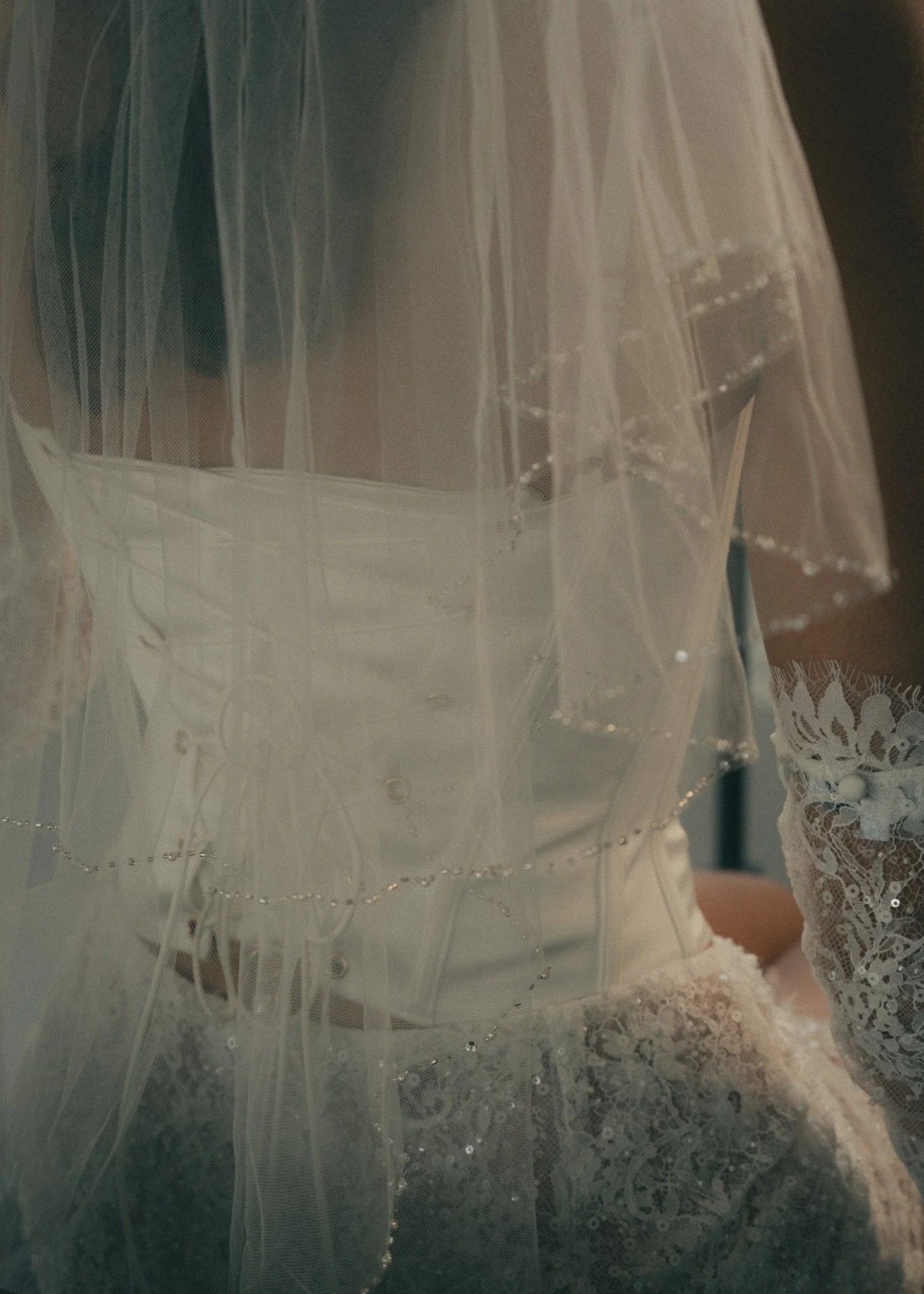Sydney Lane wedding dress photographed with refined studio lighting