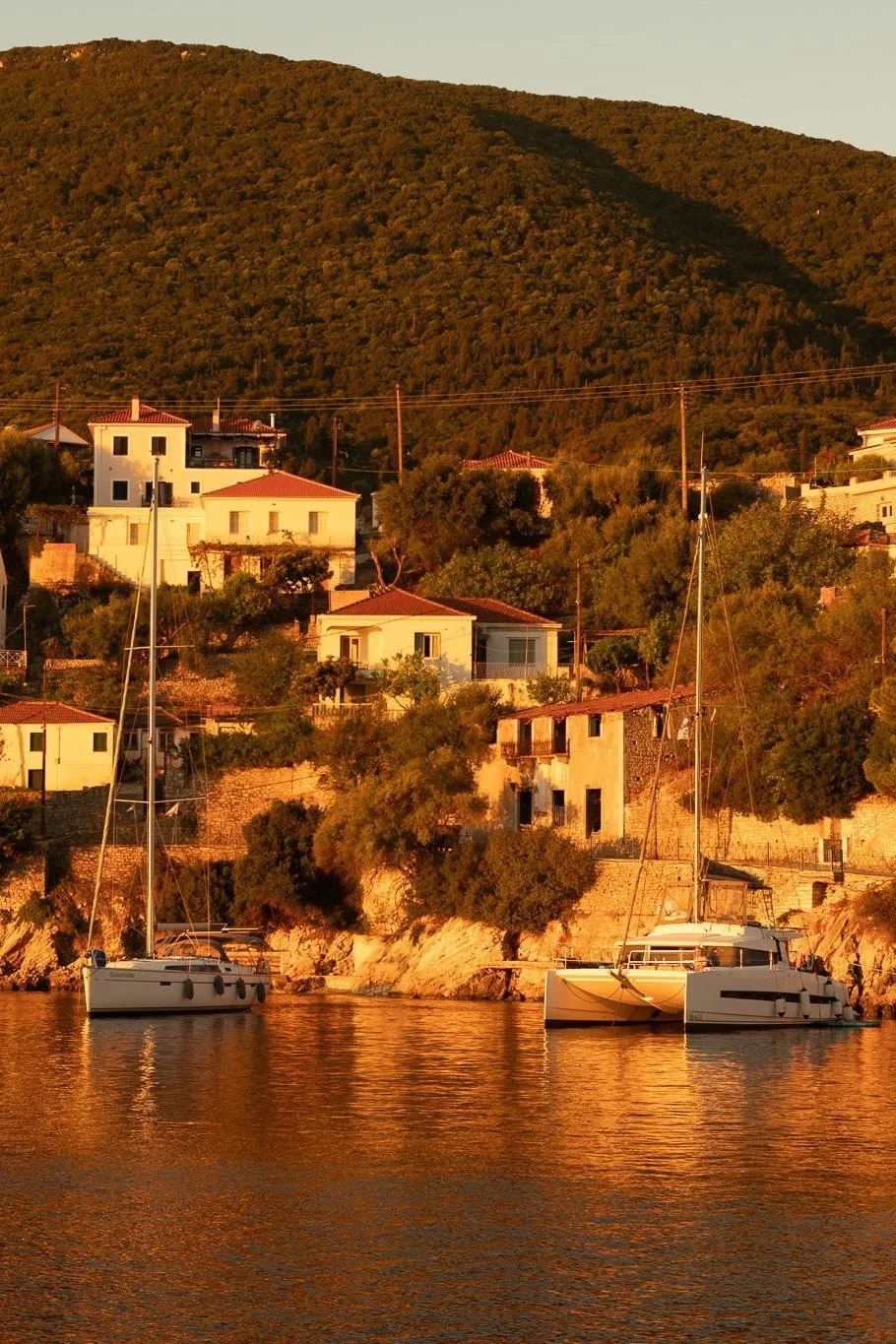 Cinematic coastal village photography for travel and hospitality brands