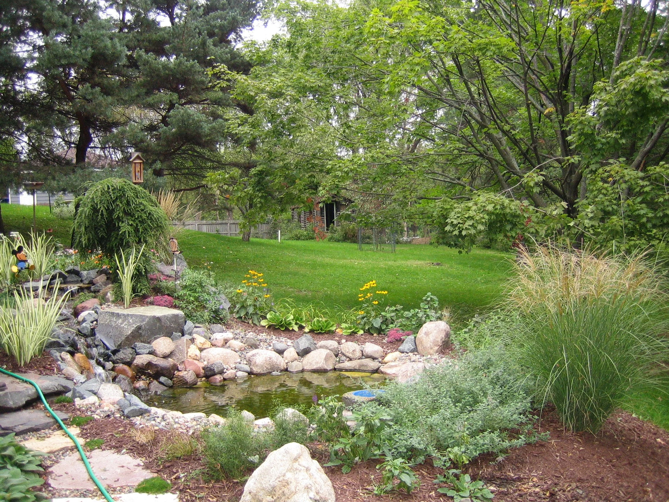 Couple creates secret garden for daughter.