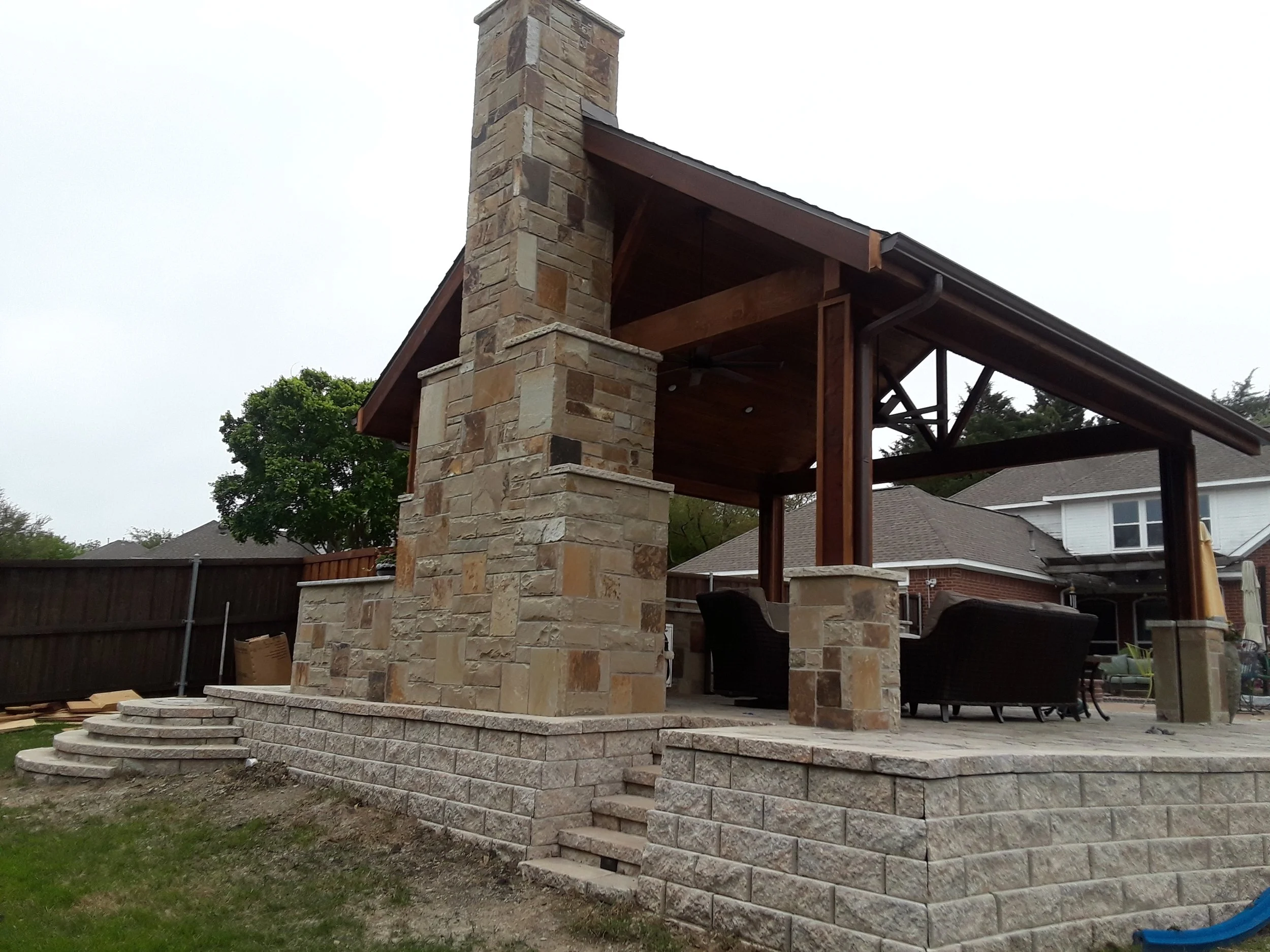 An outdoor space for year-round living.