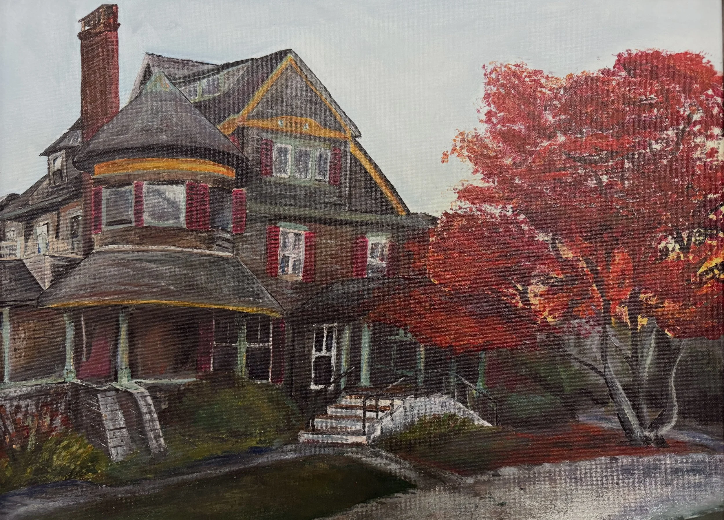 "The Fernbrook Inn" 20" x 16" Acrylic on Canvas, as seen in Cape Cod Life Magazine