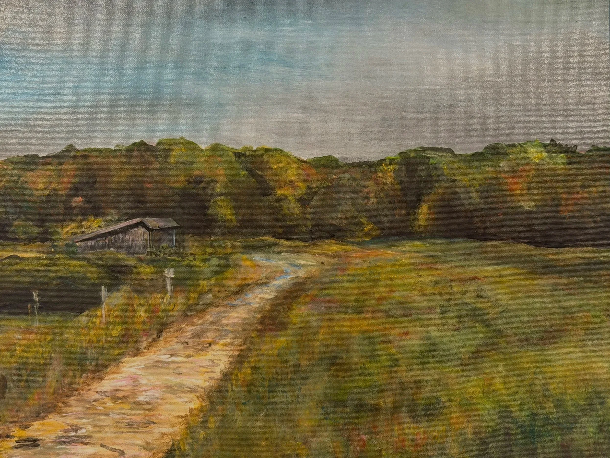 "Peterson Farm" 20" x 16" Acrylic on Canvas