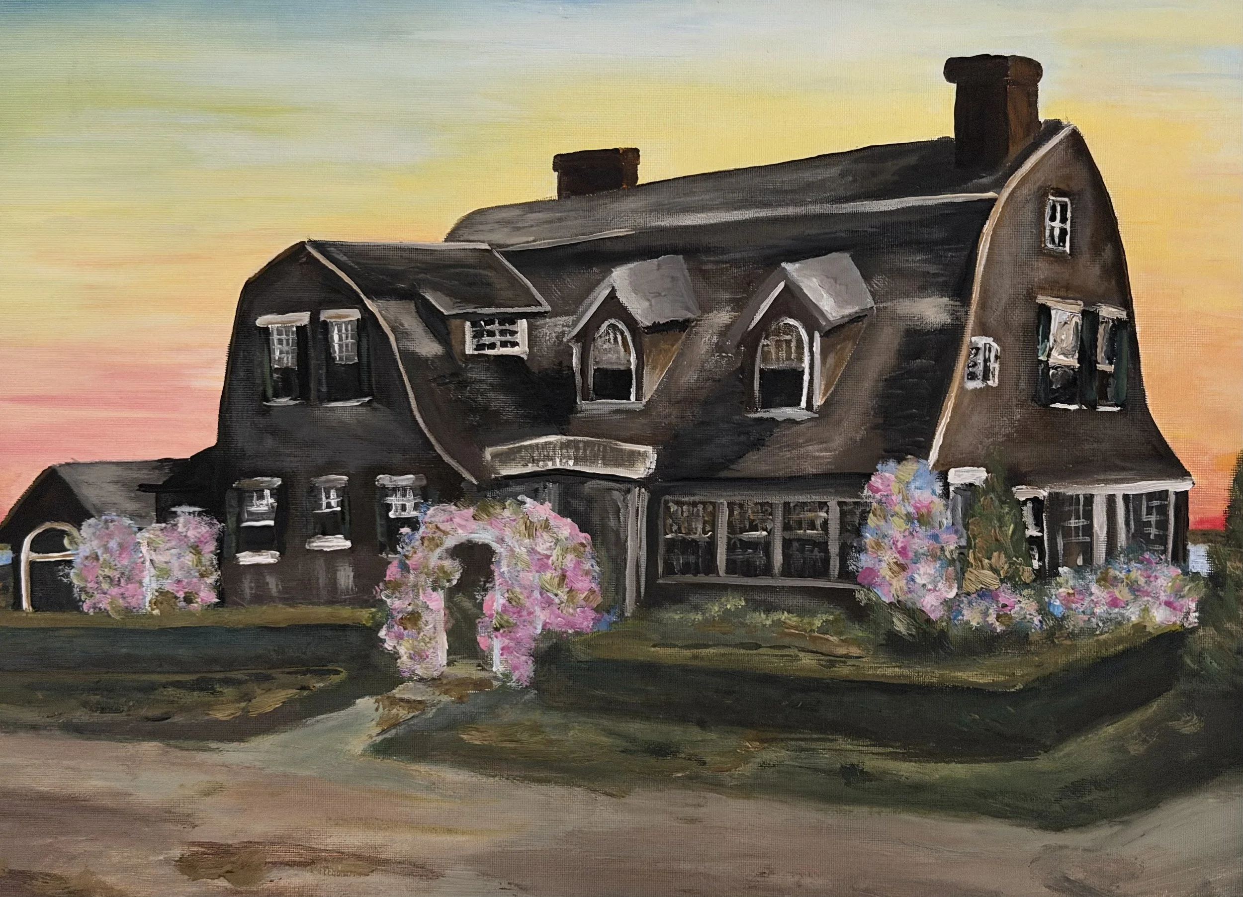 "The Chatham House" 20" x 16" Acrylic on Canvas, as seen in Cape Cod Life Magazine
