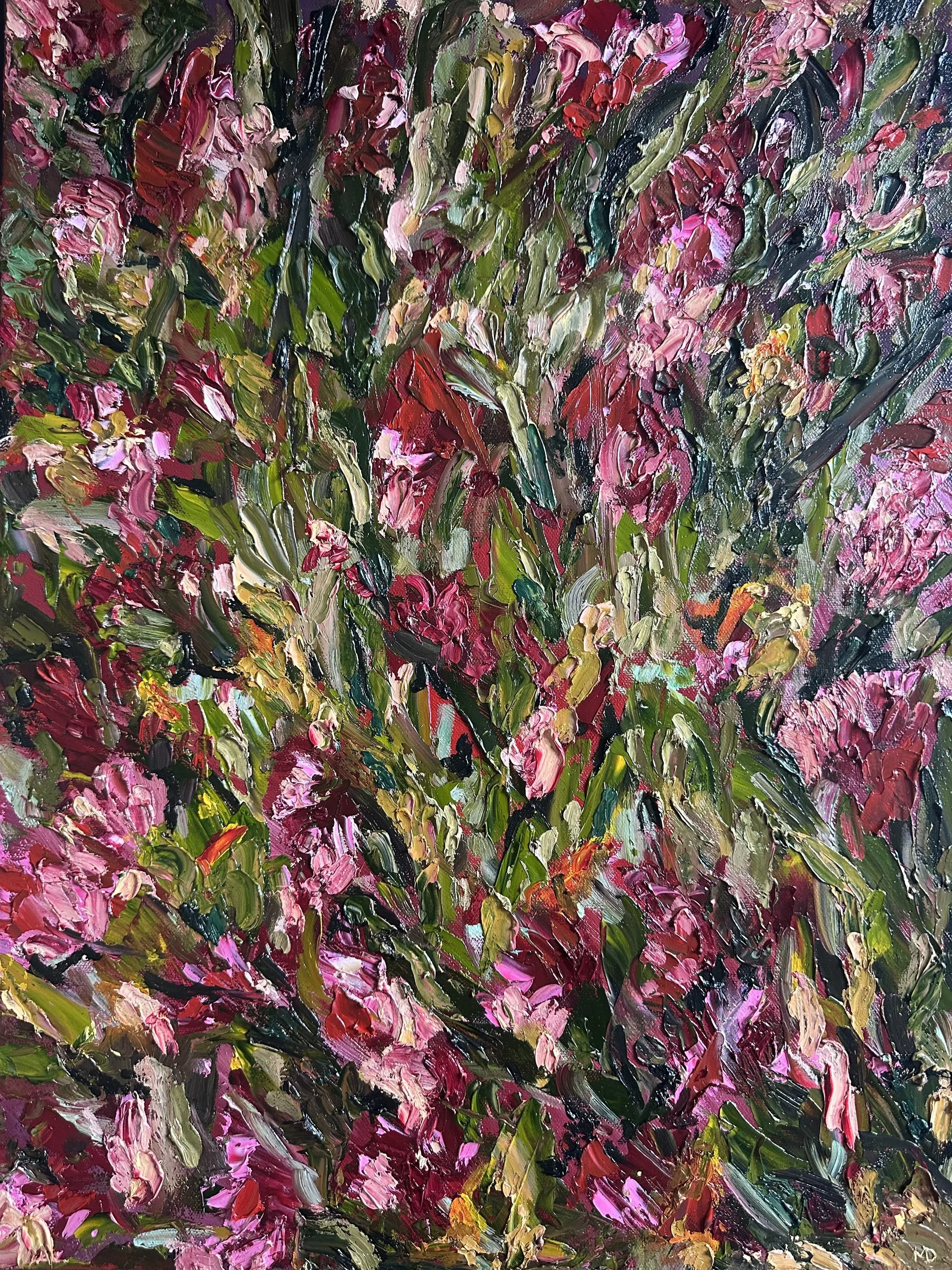 "Alstroemeria", 24" x 18" Oil on Canvas