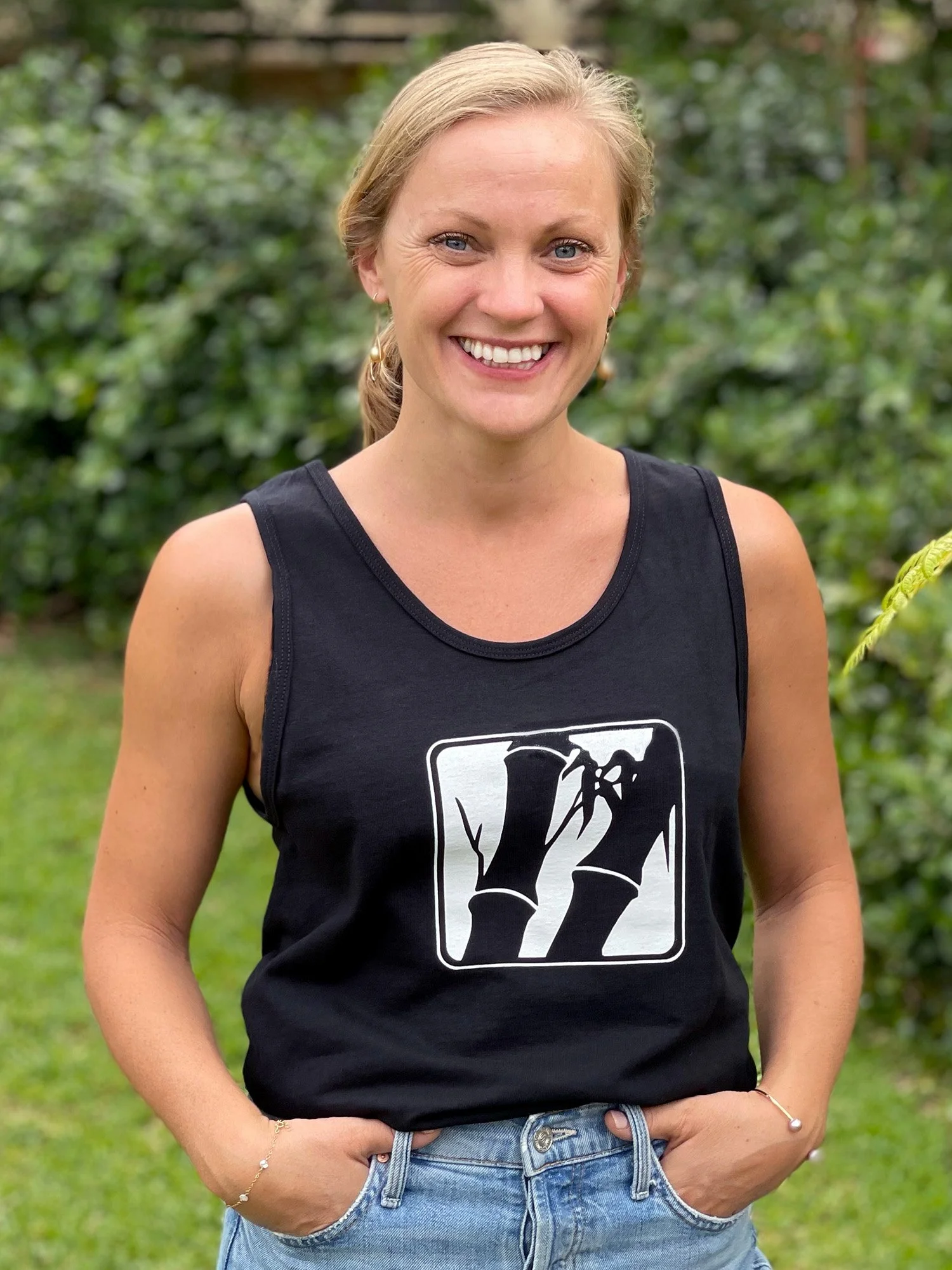 Black Bamboo Tank Top