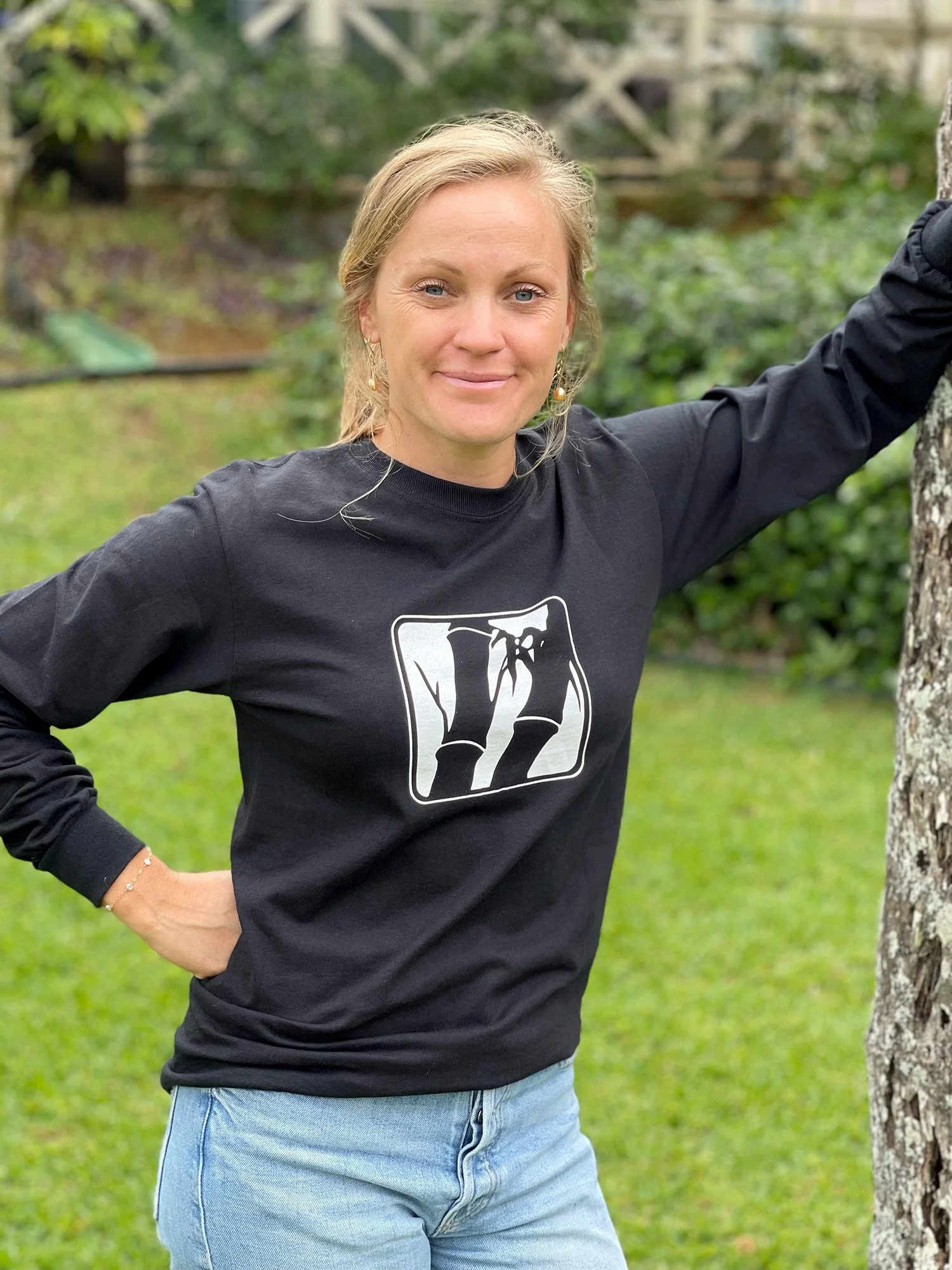 Black Bamboo Long Sleeve T-Shirt