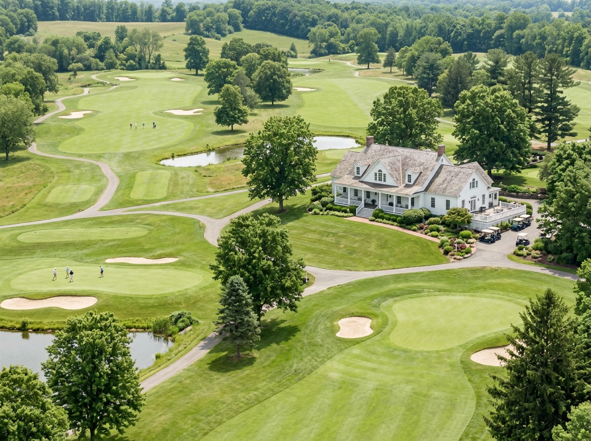 Single Hole and Clubhouse Flyover