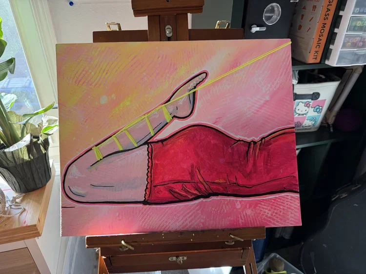 16x20 Mixed Media on Canvas Panel