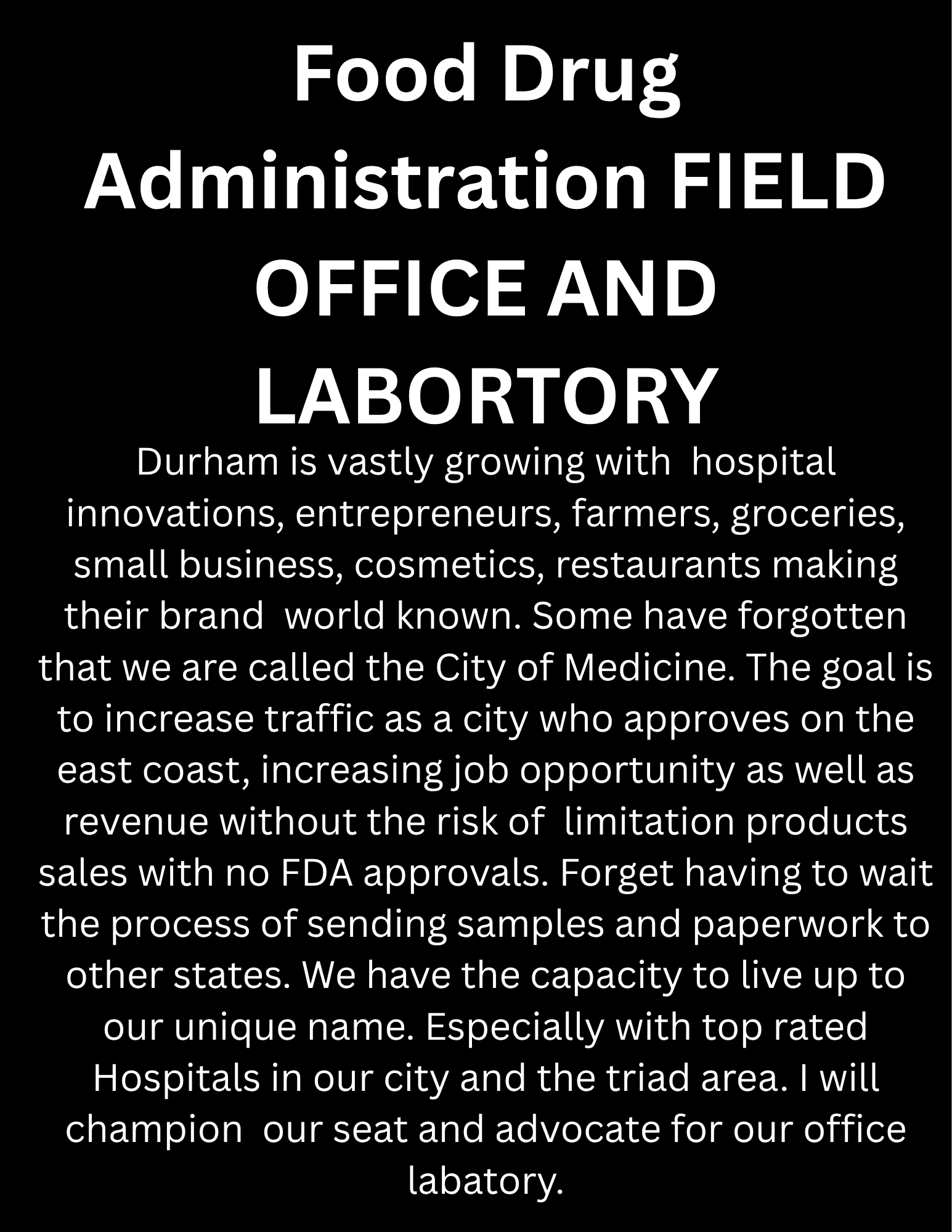FDA FIELD OFFICE AND LABORTORY