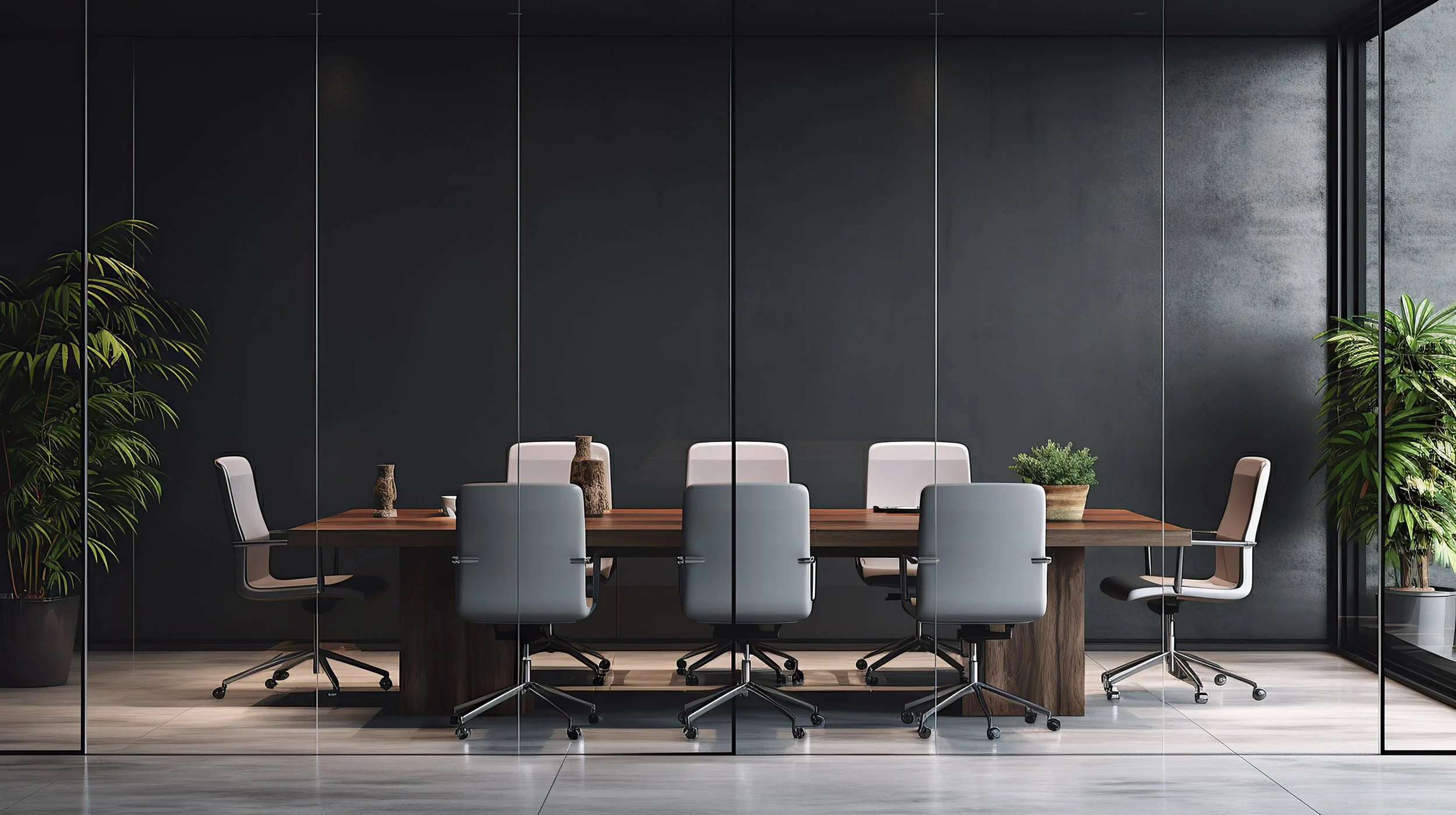 empty conference room