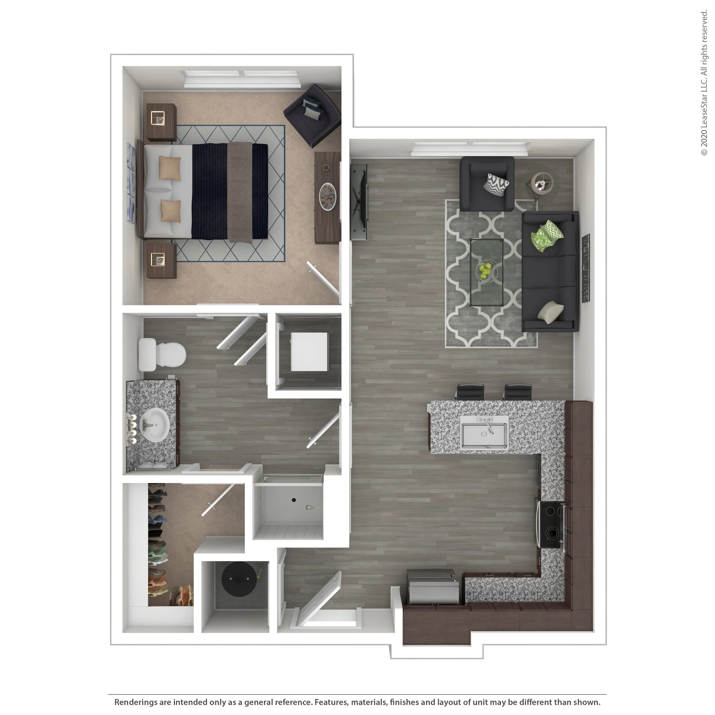 The Shelby
1 Bed | 1 Bath | 530 Sq. Ft. Starting at $1,350