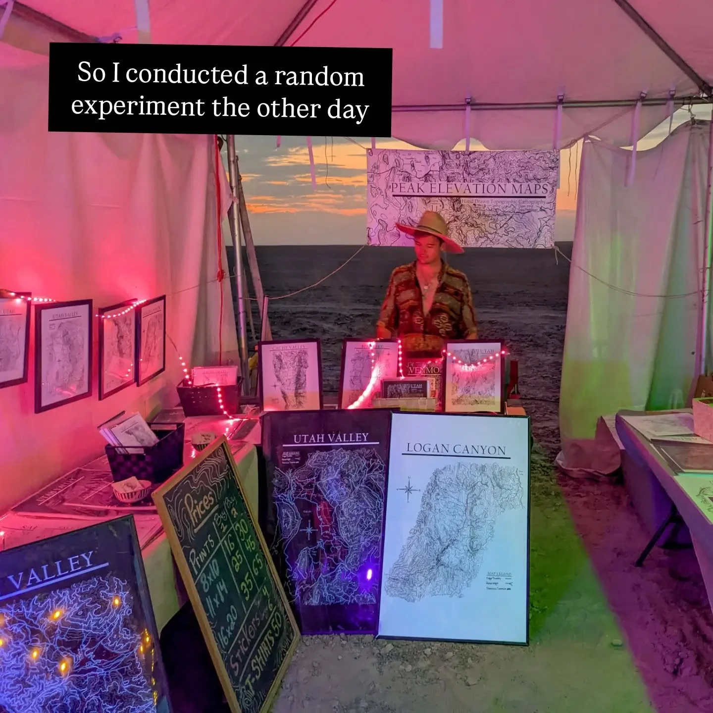 Ah it was definitely fun putting topographic maps in the middle of lasers, bass, and a wild crowd of cool people.
Thanks to everyone who stopped by to check out what the hell I was doing there!
Also thanks to my great friends/assistants who helped/pa