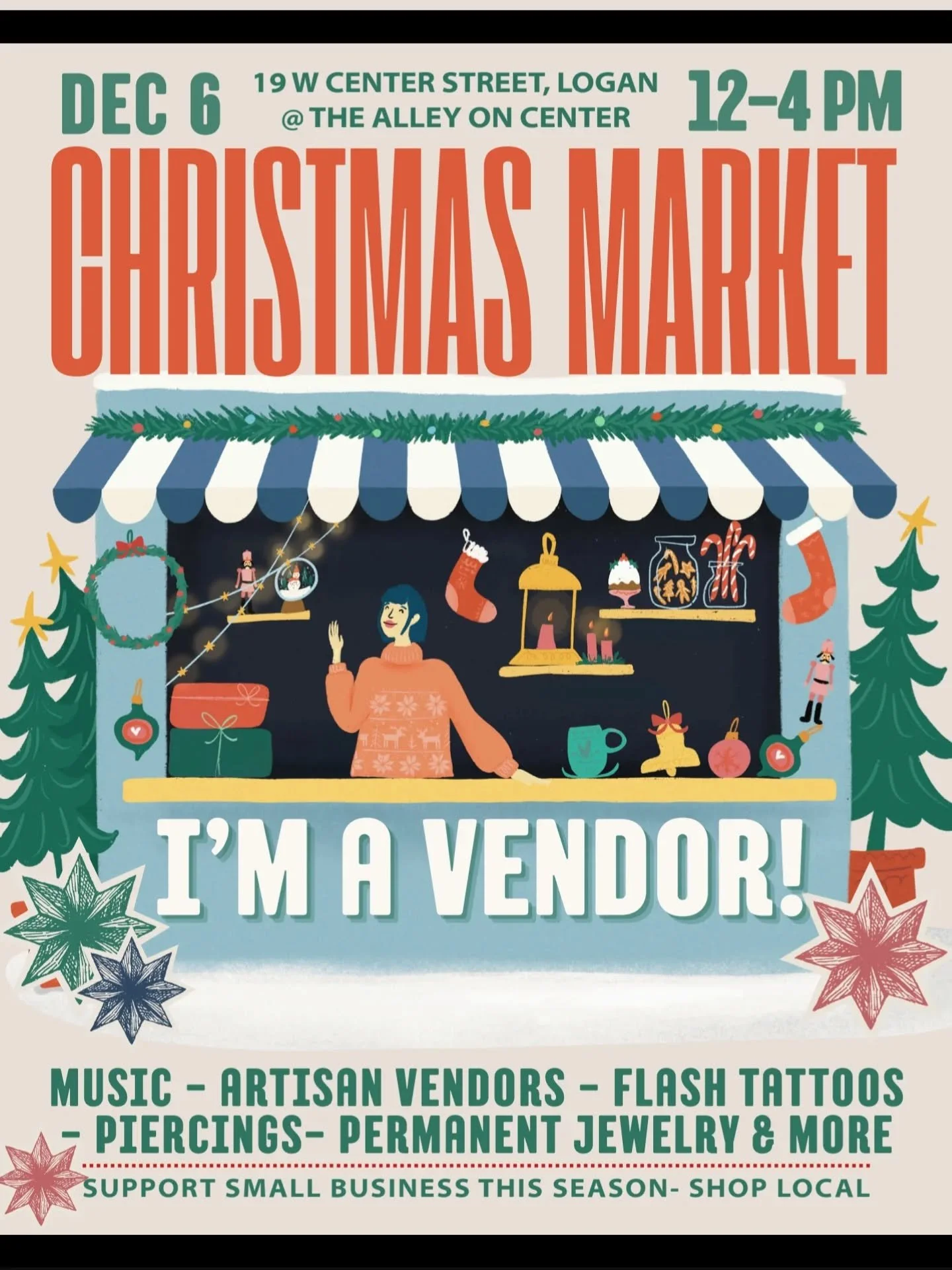 One of my favorite things about markets is meeting people and chit chattin bout maps...
Come nerd out with me at @thealleyoncenter on Dec 6th! (And snag one as a gift for someone of course)