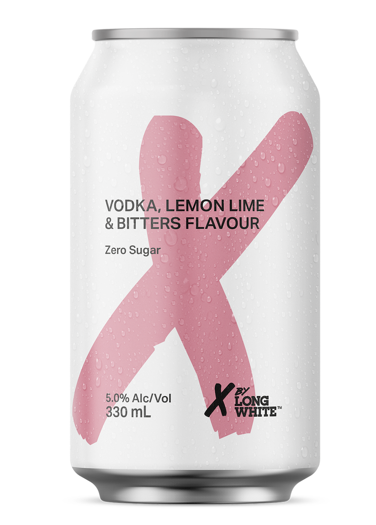 X - Vodka, Lemon Lime & Bitters - 5.0%  (zero sugar)