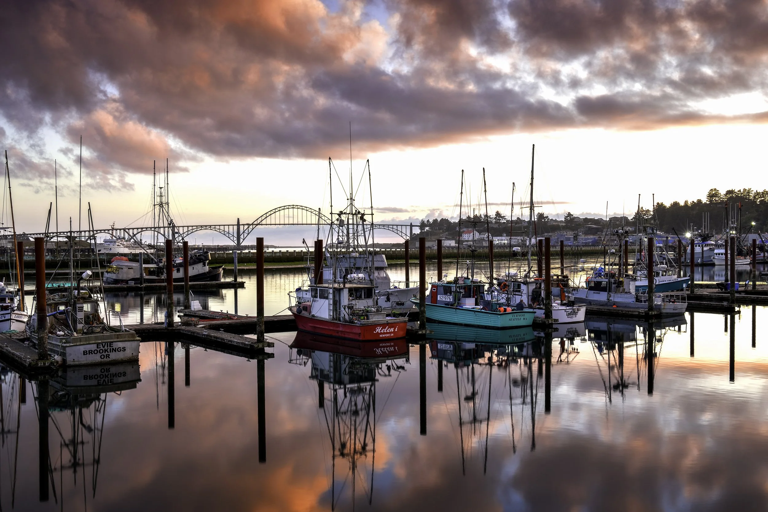 Newport Marina at Sunset, August 2026.jpg