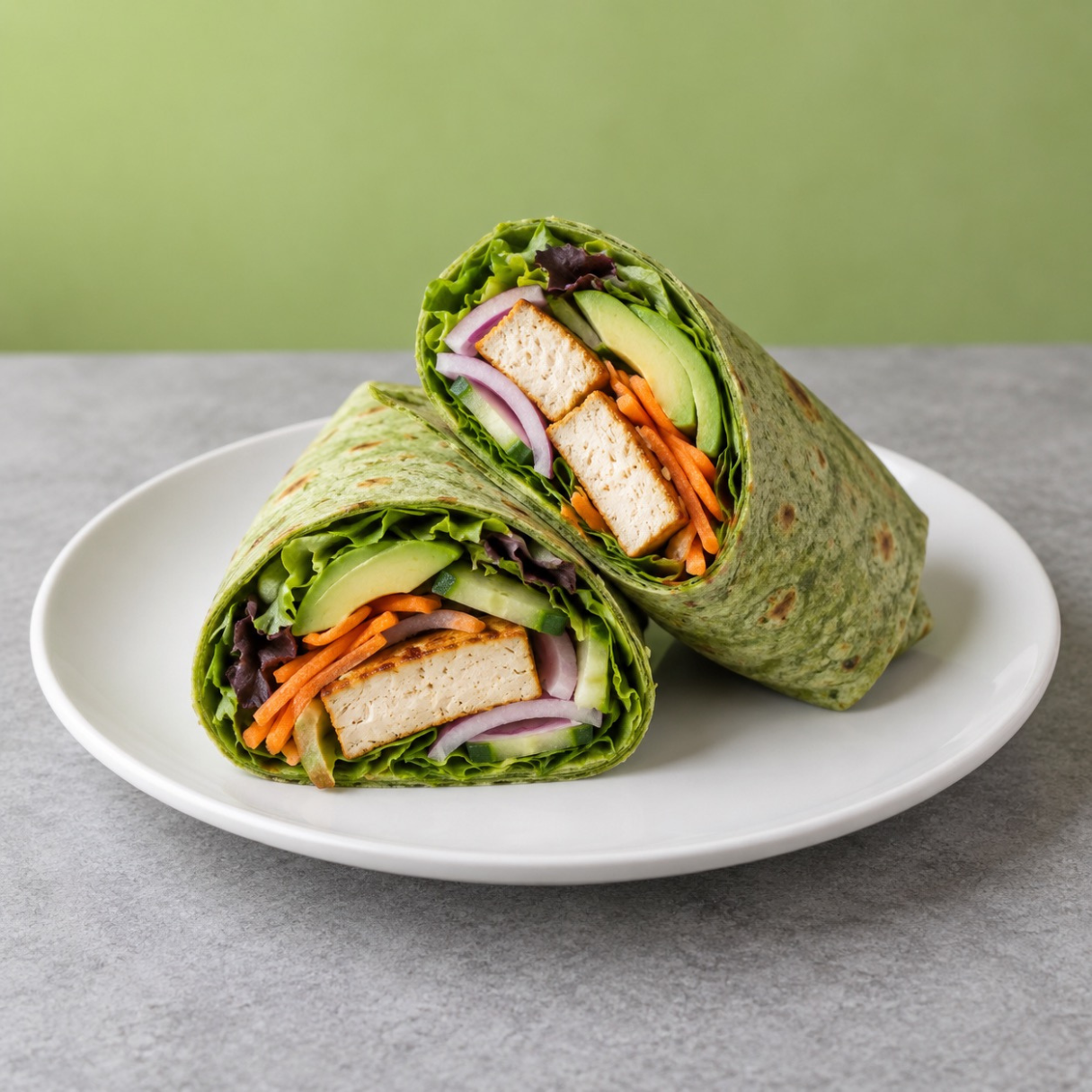Veggie Tofu Wrap