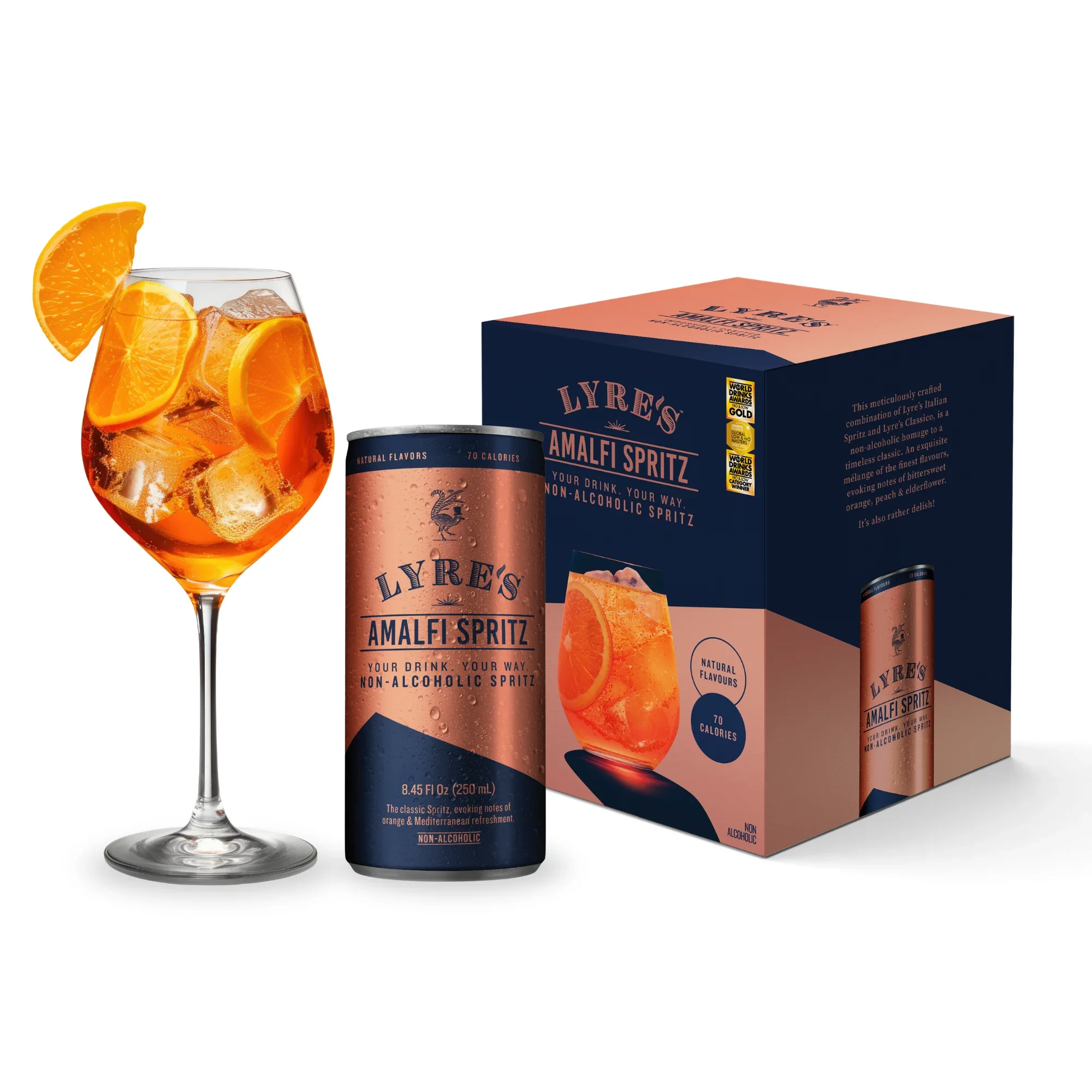 Lyre's Amalfi Spritz 250ml slim can