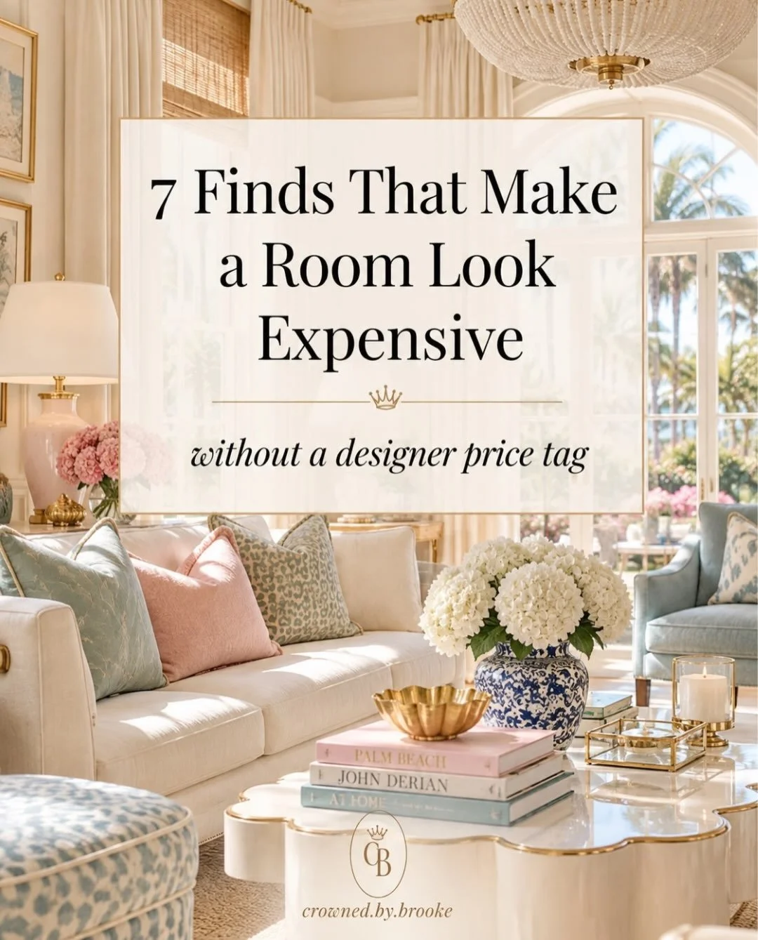 Designer style without the designer price tag? Yes, please. 👑

I love finding beautiful pieces that give a room that collected, high-end look without spending thousands.

From statement lighting and sculptural mirrors to upholstered furniture and th