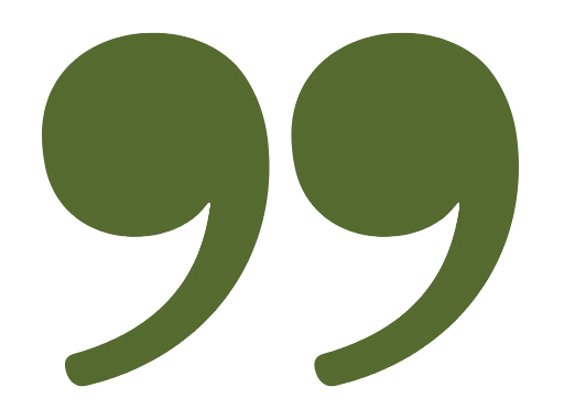 Decorative quotation mark icon