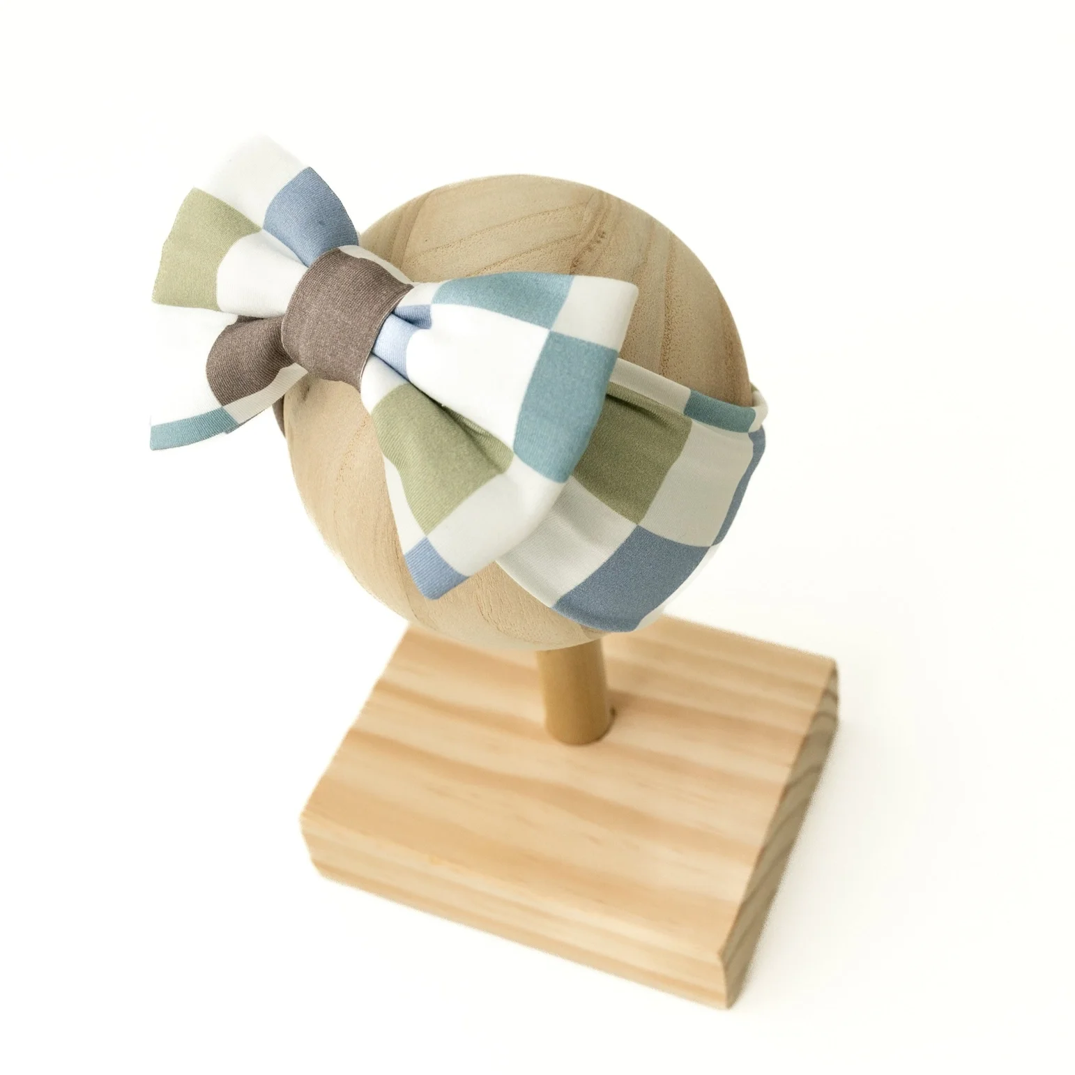 Bamboo Checkered Headband