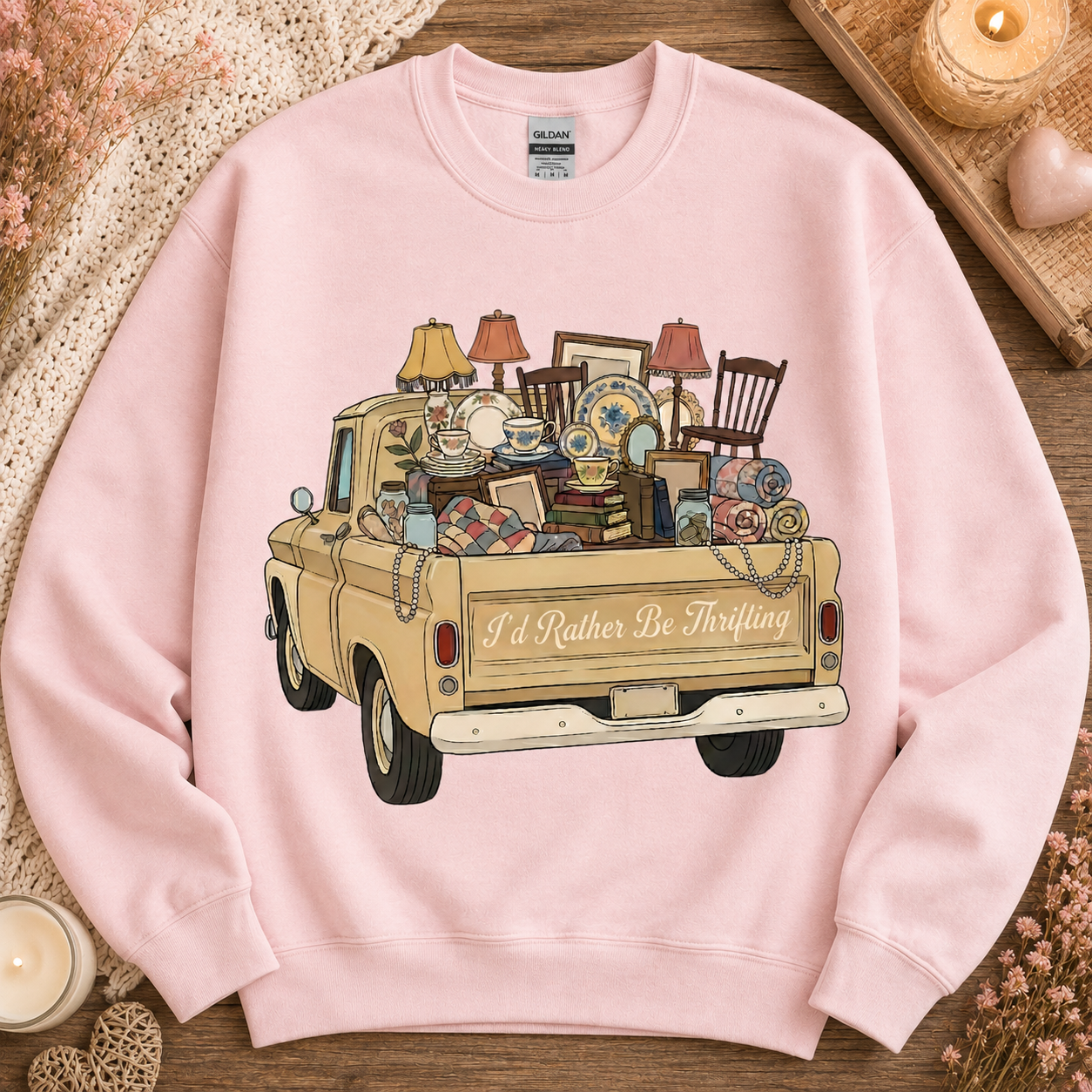 Gildan Vintage Truck Crewneck