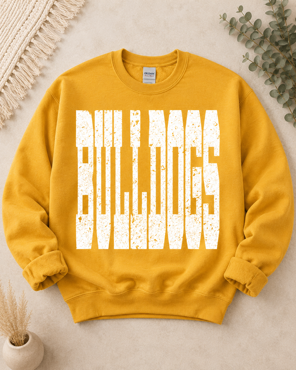 Gildan Bulldogs Varsity Style Crewneck