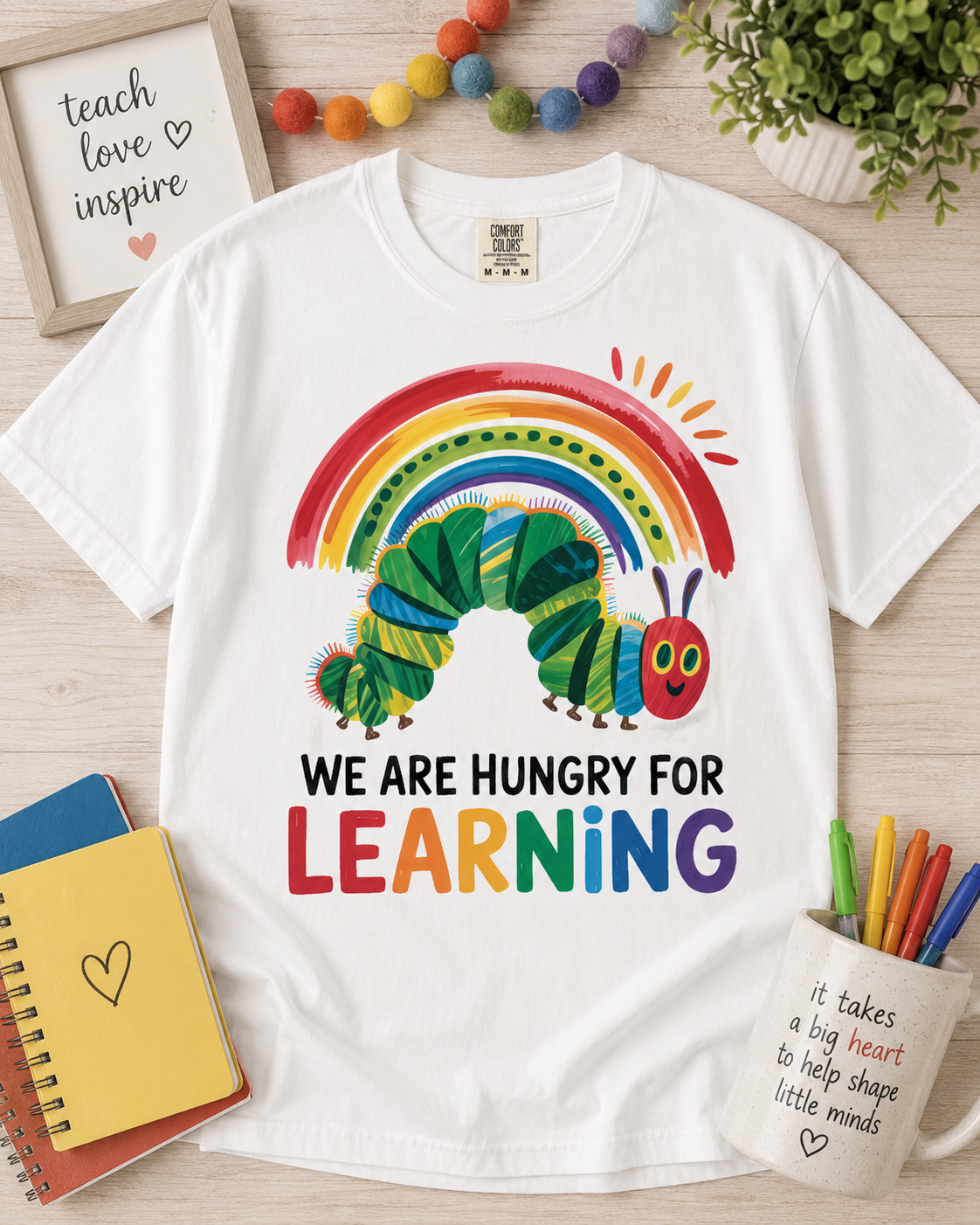 Comfort Colors Very Hungry Caterpillar Tee