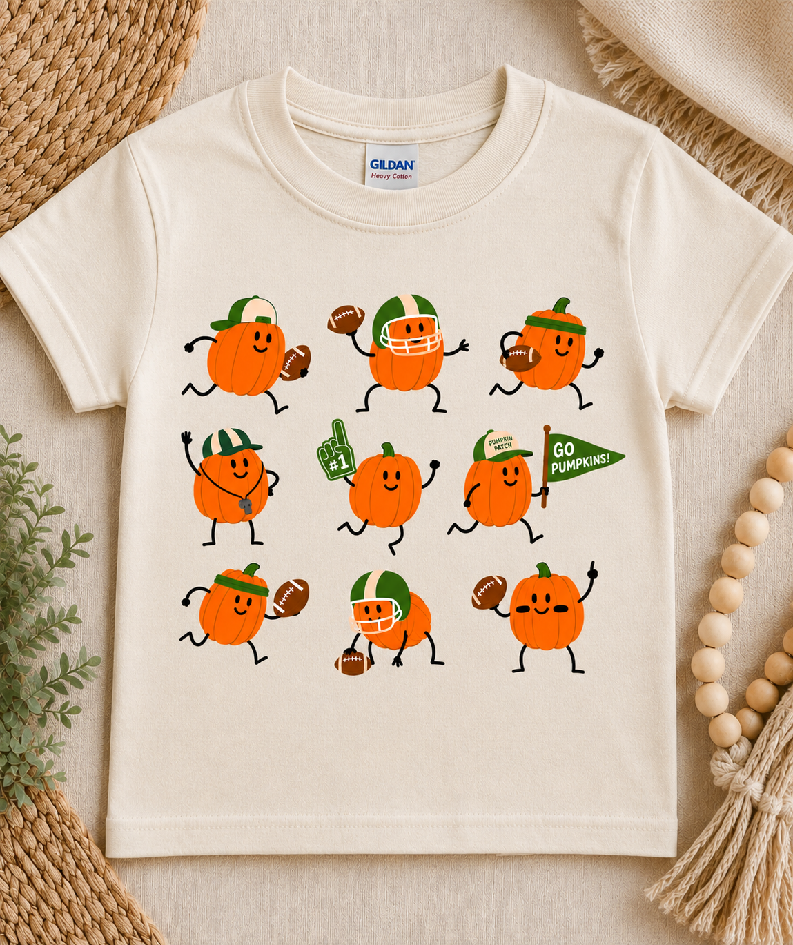 Youth Gildan Go Pumpkins Tee