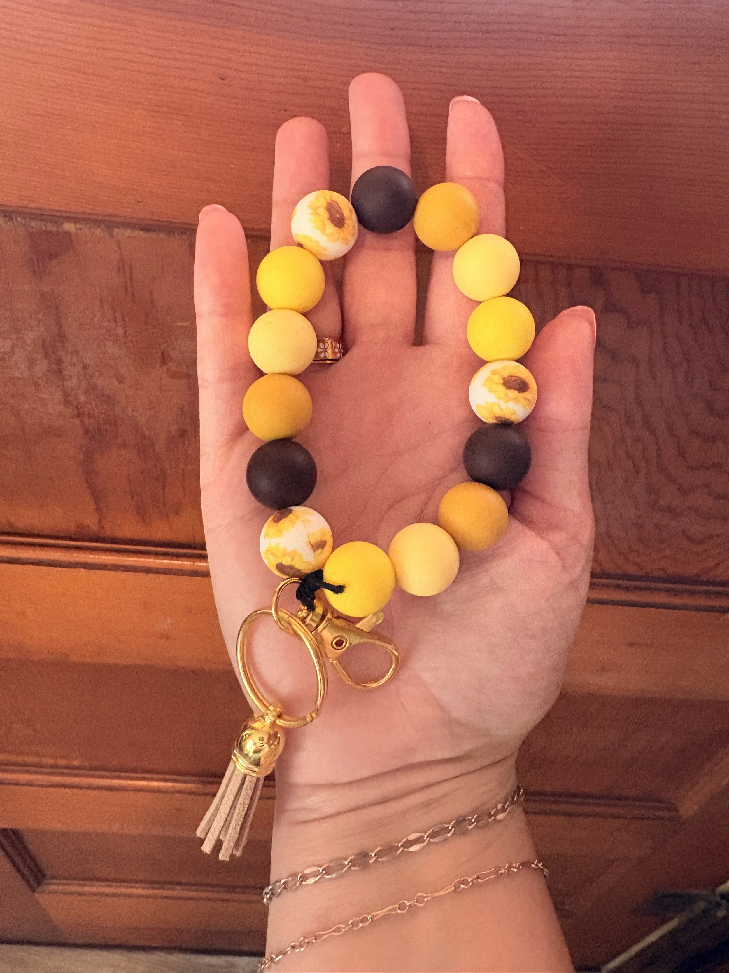 Sunflower Keychain