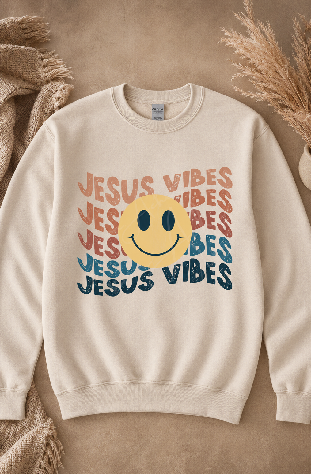 Gildan Jesus Vibes Crewneck