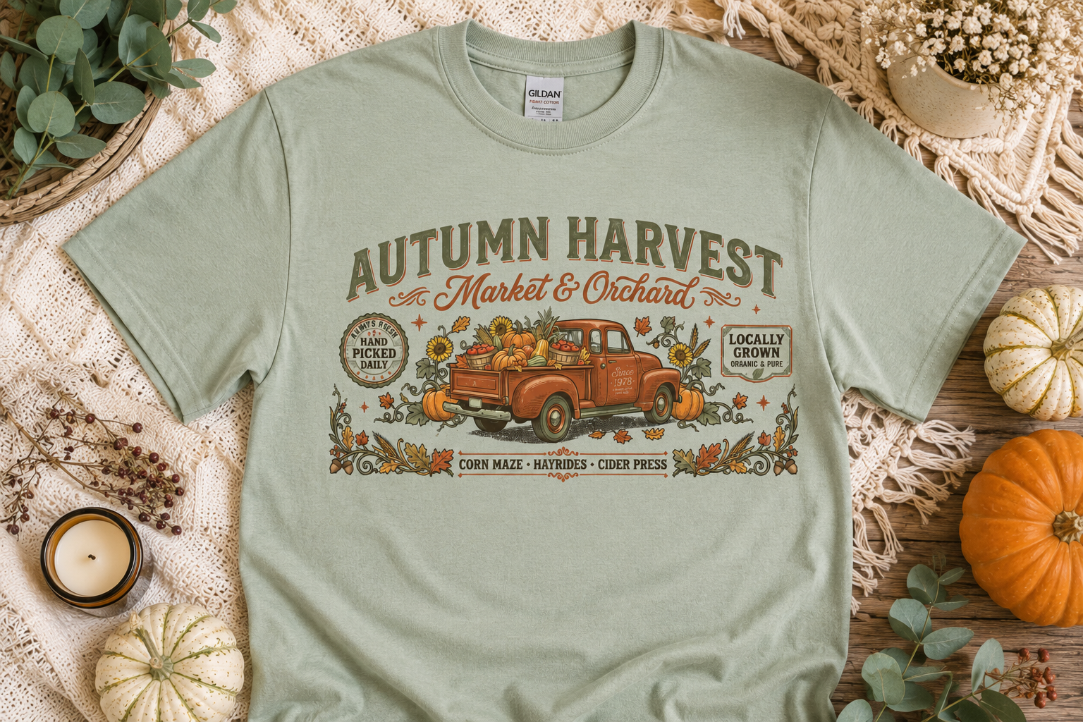 Gildan Autumn Harvest Tee