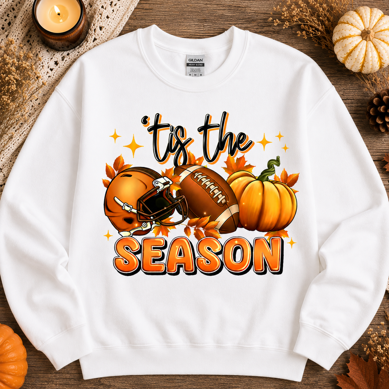 Gildan Tis the Season Crewneck