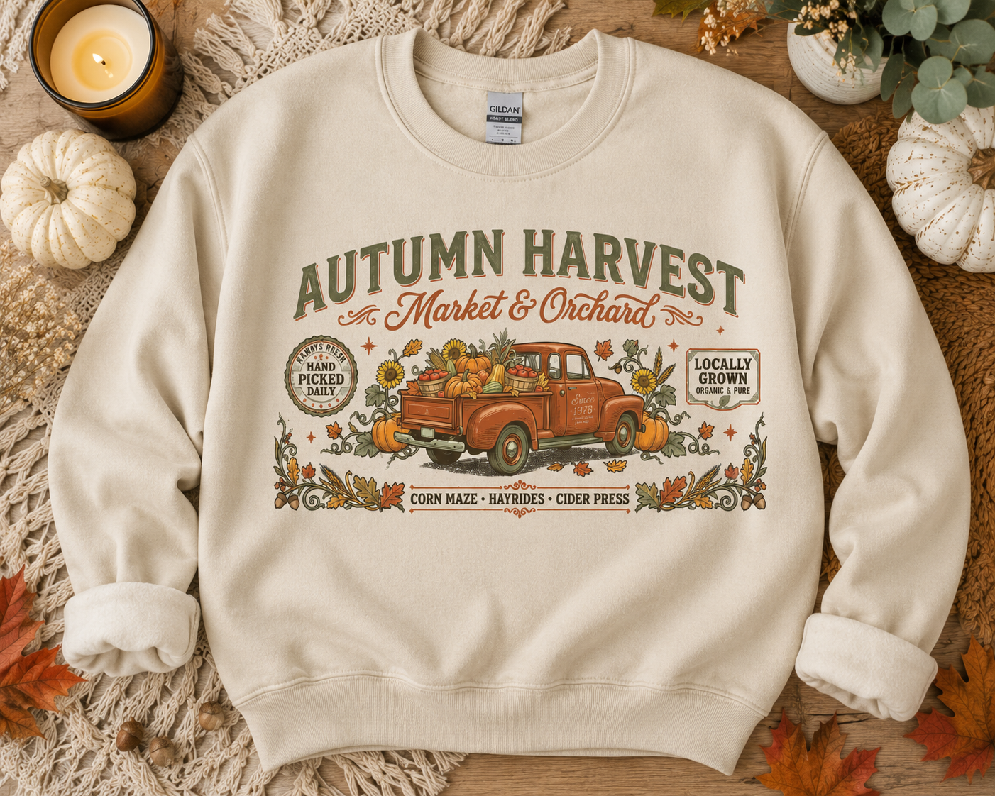 Gildan Autumn Harvest Crewneck