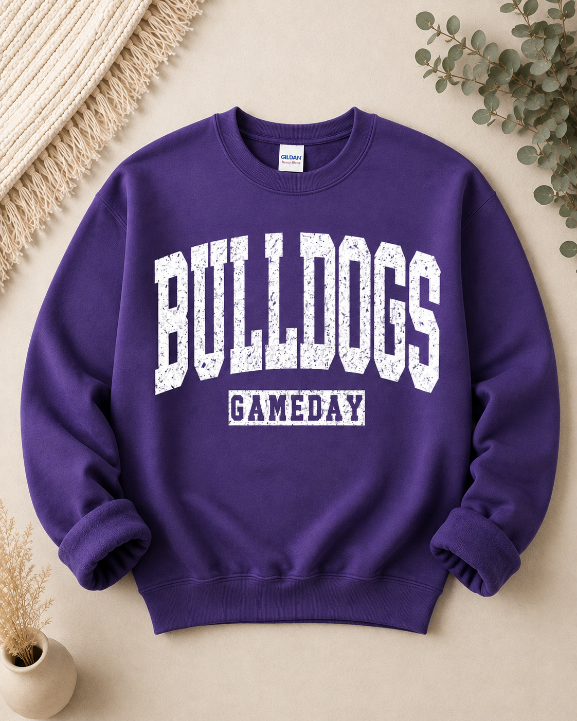 Gildan Bulldogs Gameday Crewneck