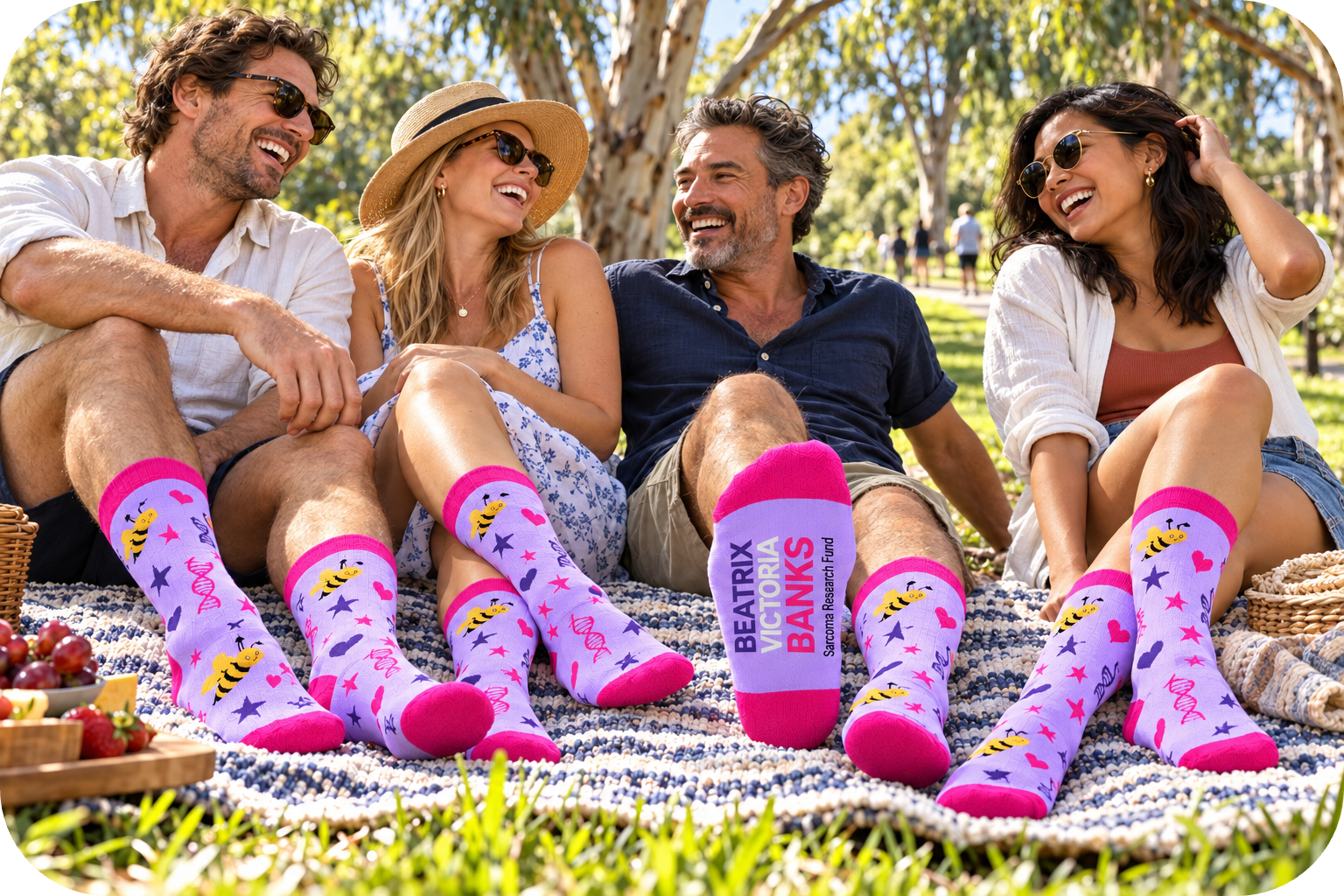 Rounded Corners - Four adults in Bea Socks - Park.png
