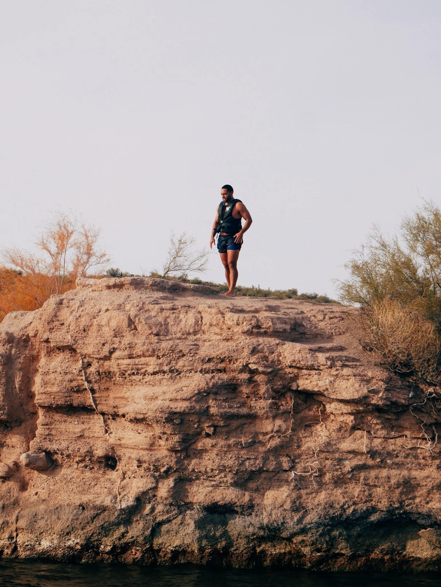 Ever dive in a lake in December?  