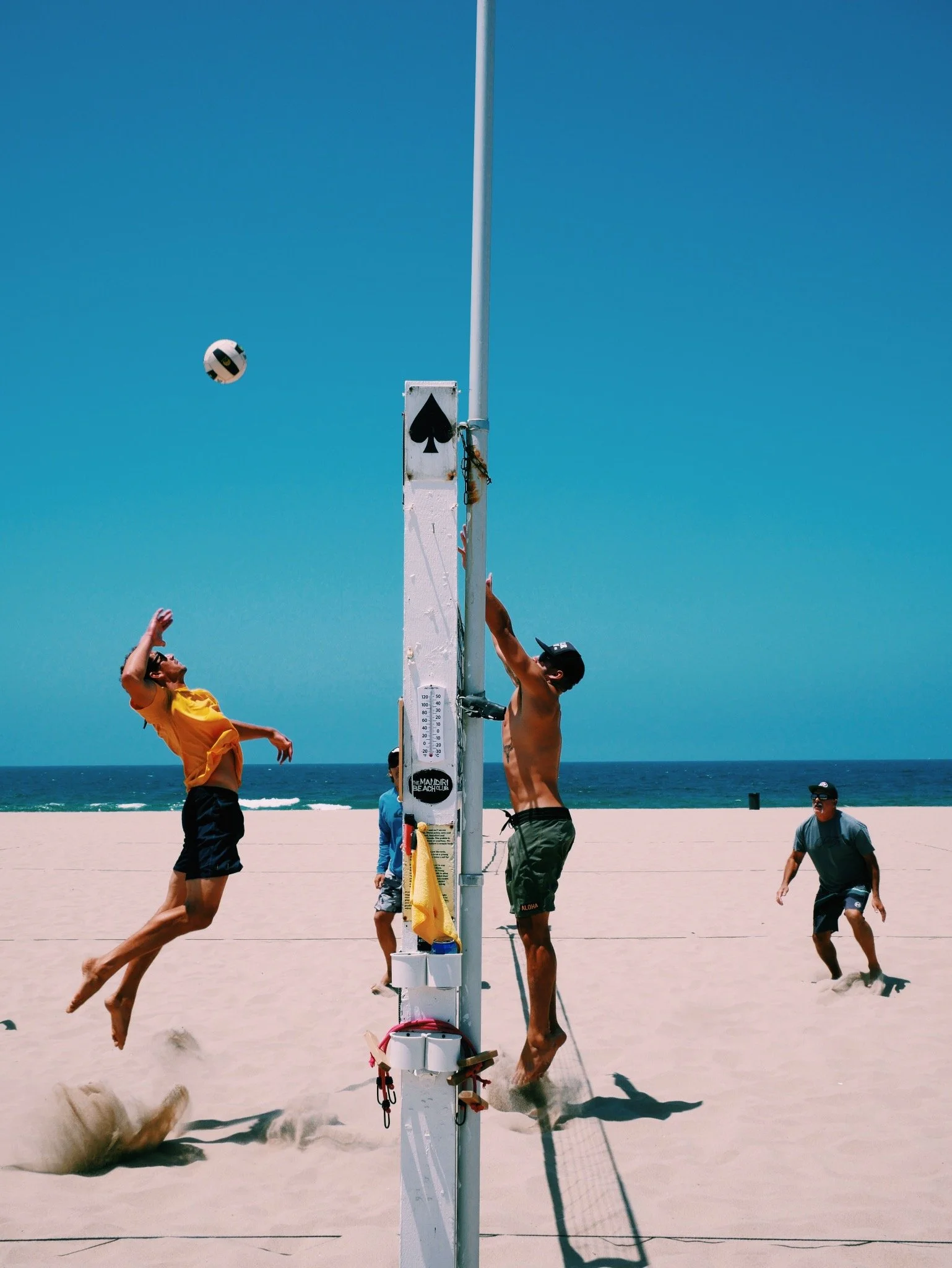 Beach Volleyball is big in Southern California