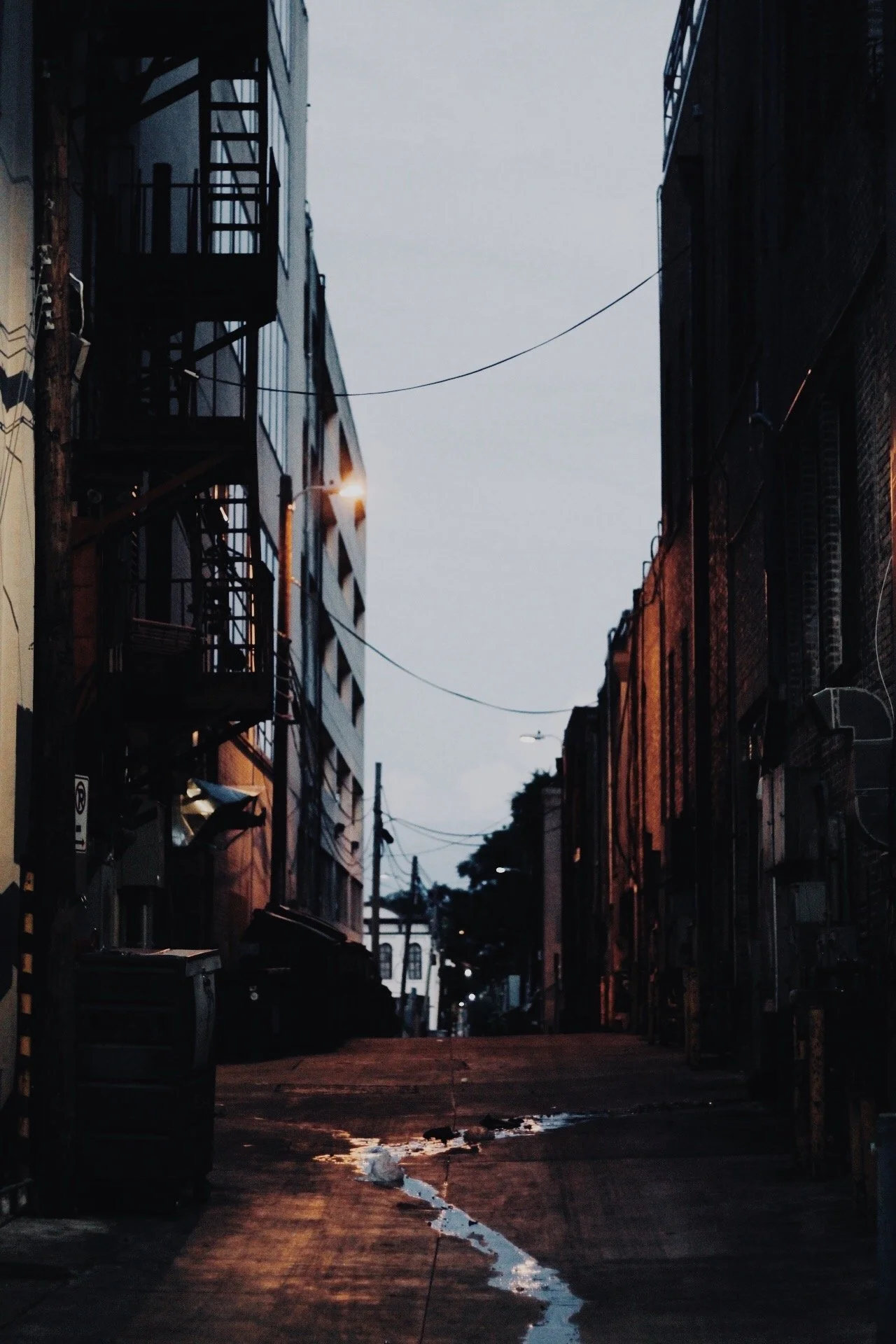 An alley way in Austin TX