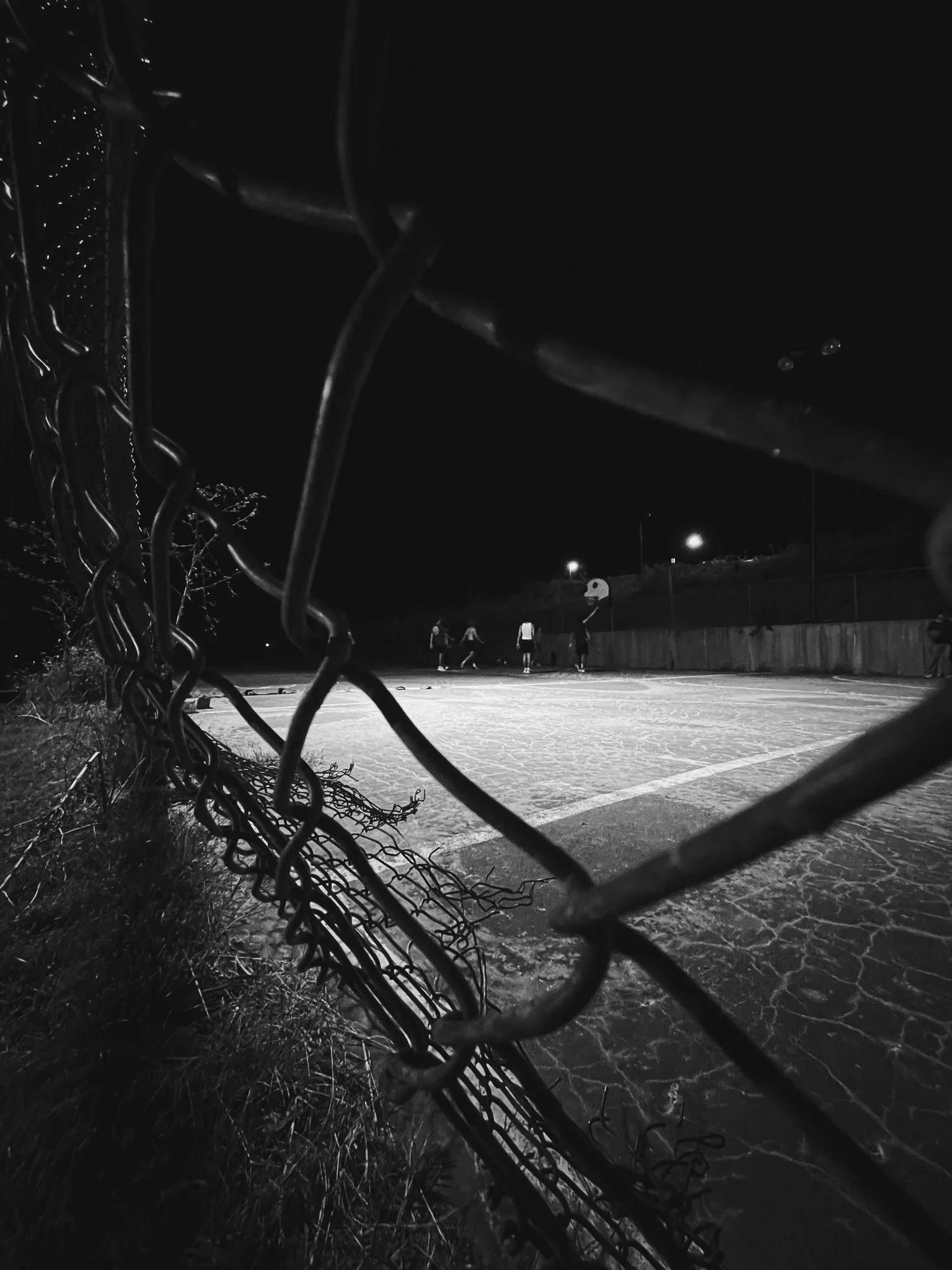 Late night hoop session  