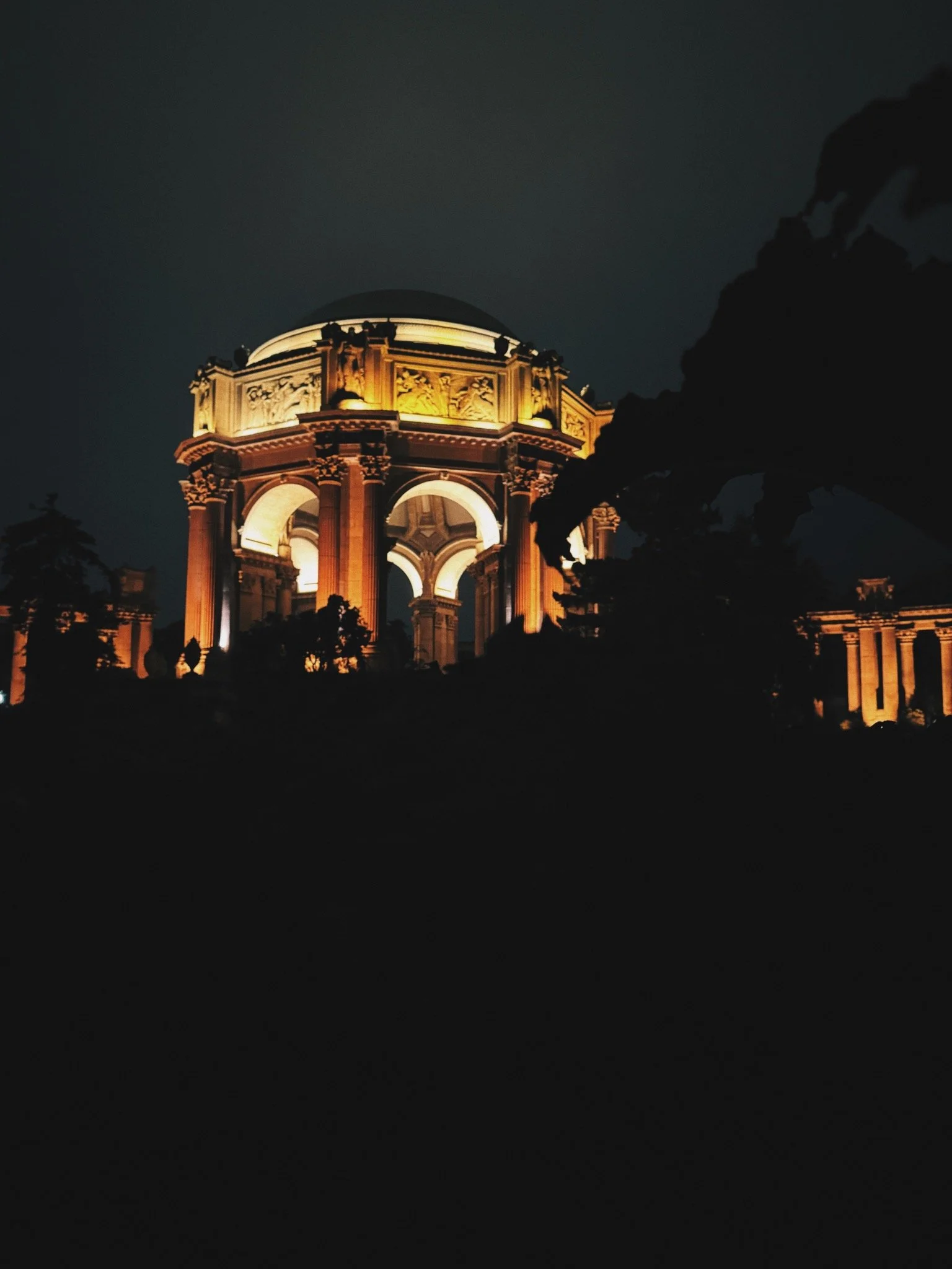 This place was beautiful at night in San Francisco, CA 
