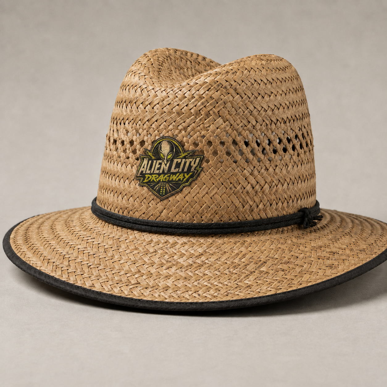 Alien City Straw Hat