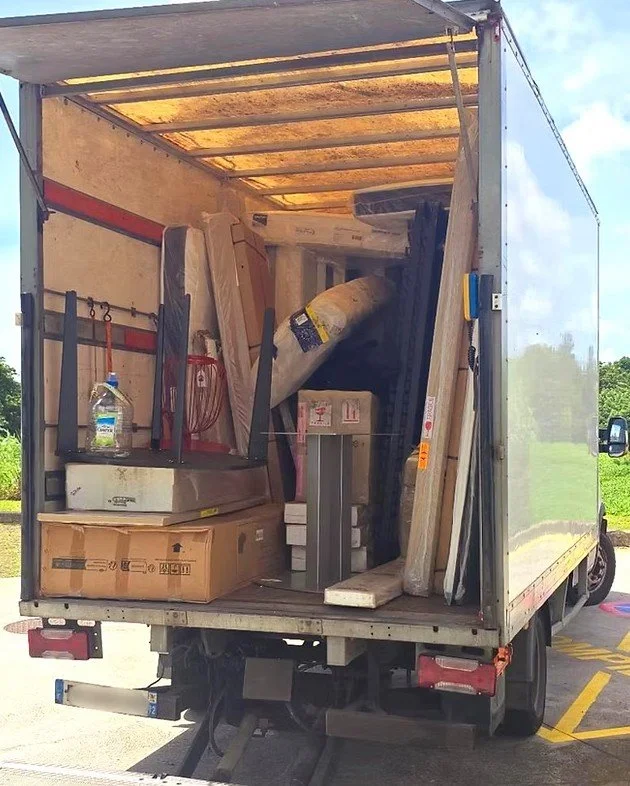 déménagement de matériaux