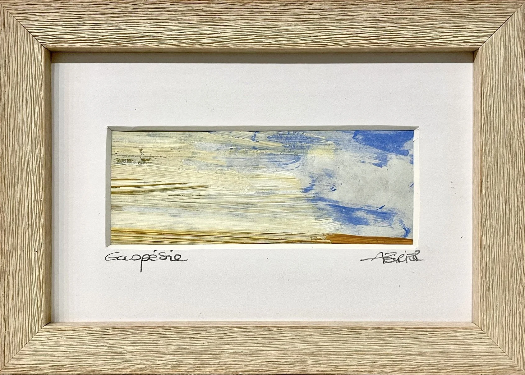Gaspésie 2021
Acrylique sur papier, 4x6 po
Vendu - Sold