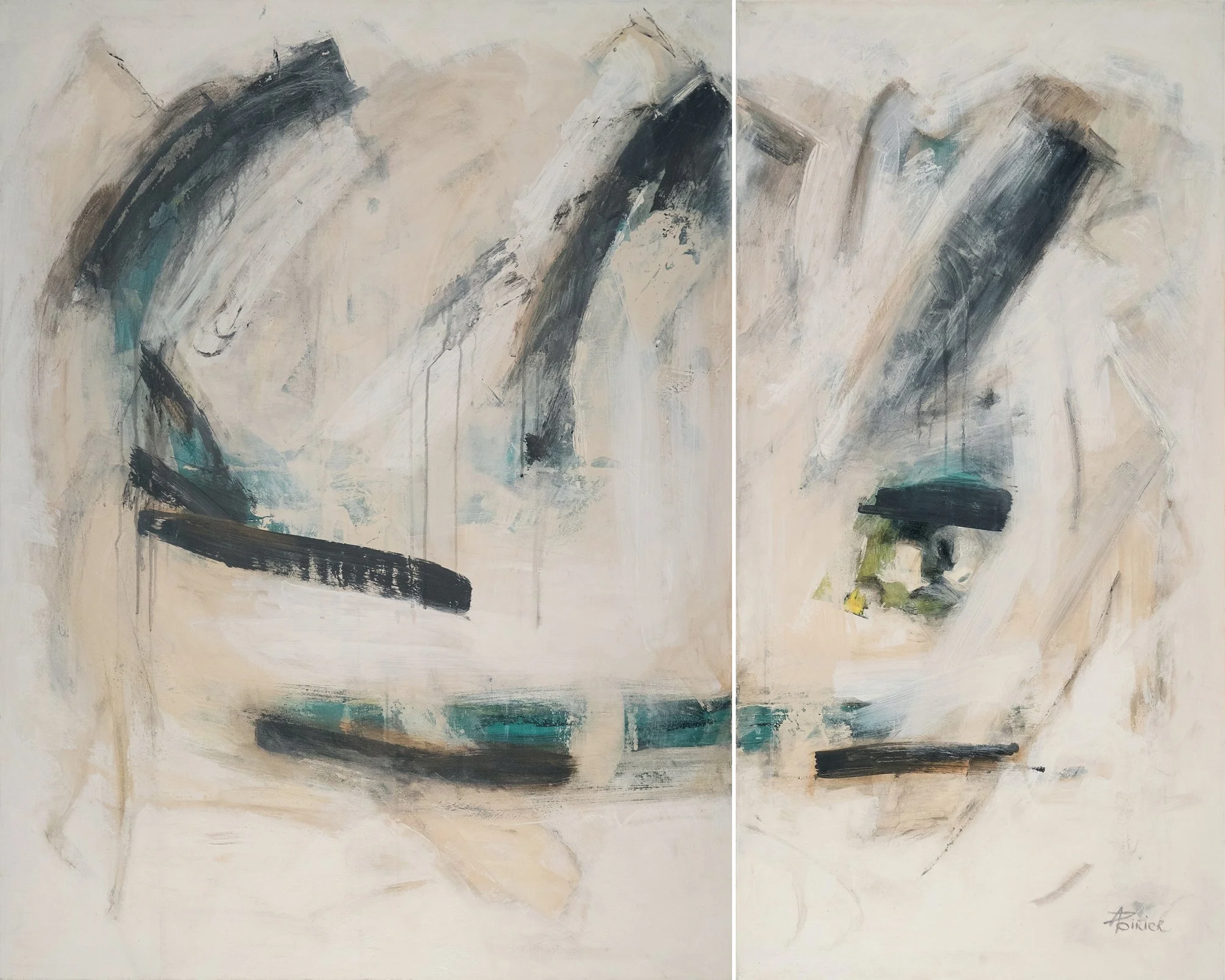 Fascination
Diptyque sur toile, 48x60 po
Vendu - Sold
