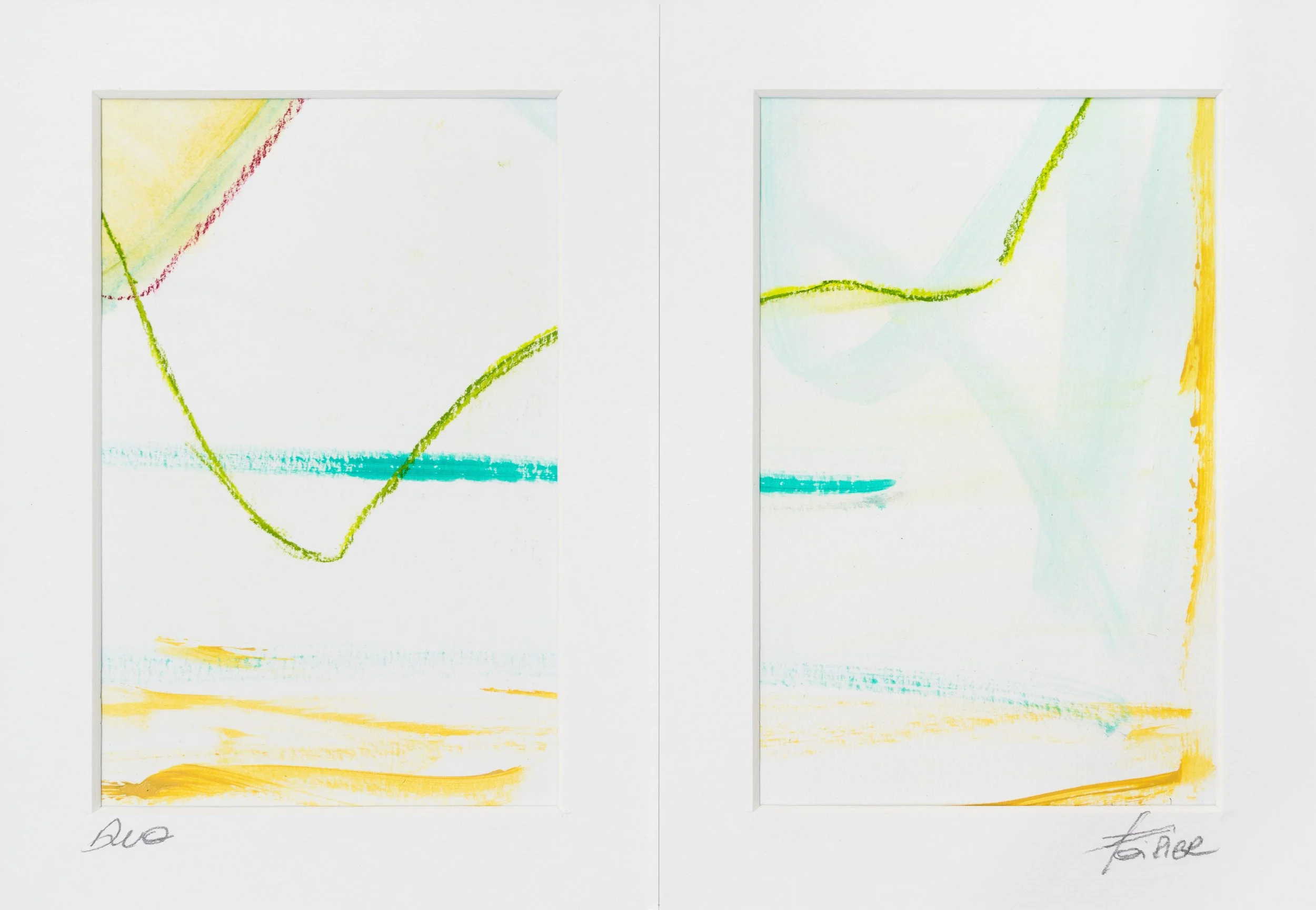 Duo-4
Diptyque sur papier, 7x10 po
250$