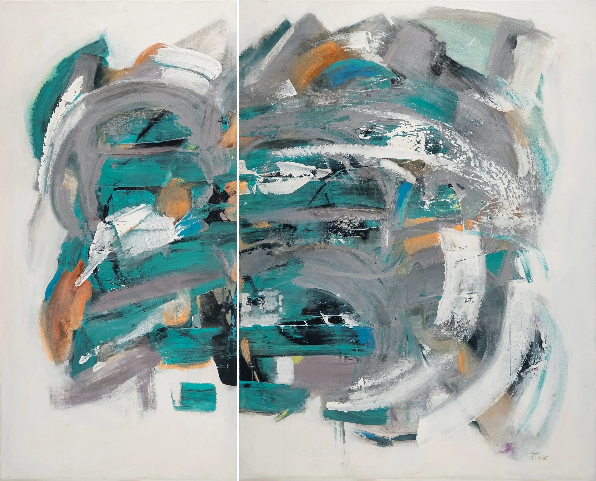 Mise en scène
Diptyque sur toile, 48x60 po
1500$