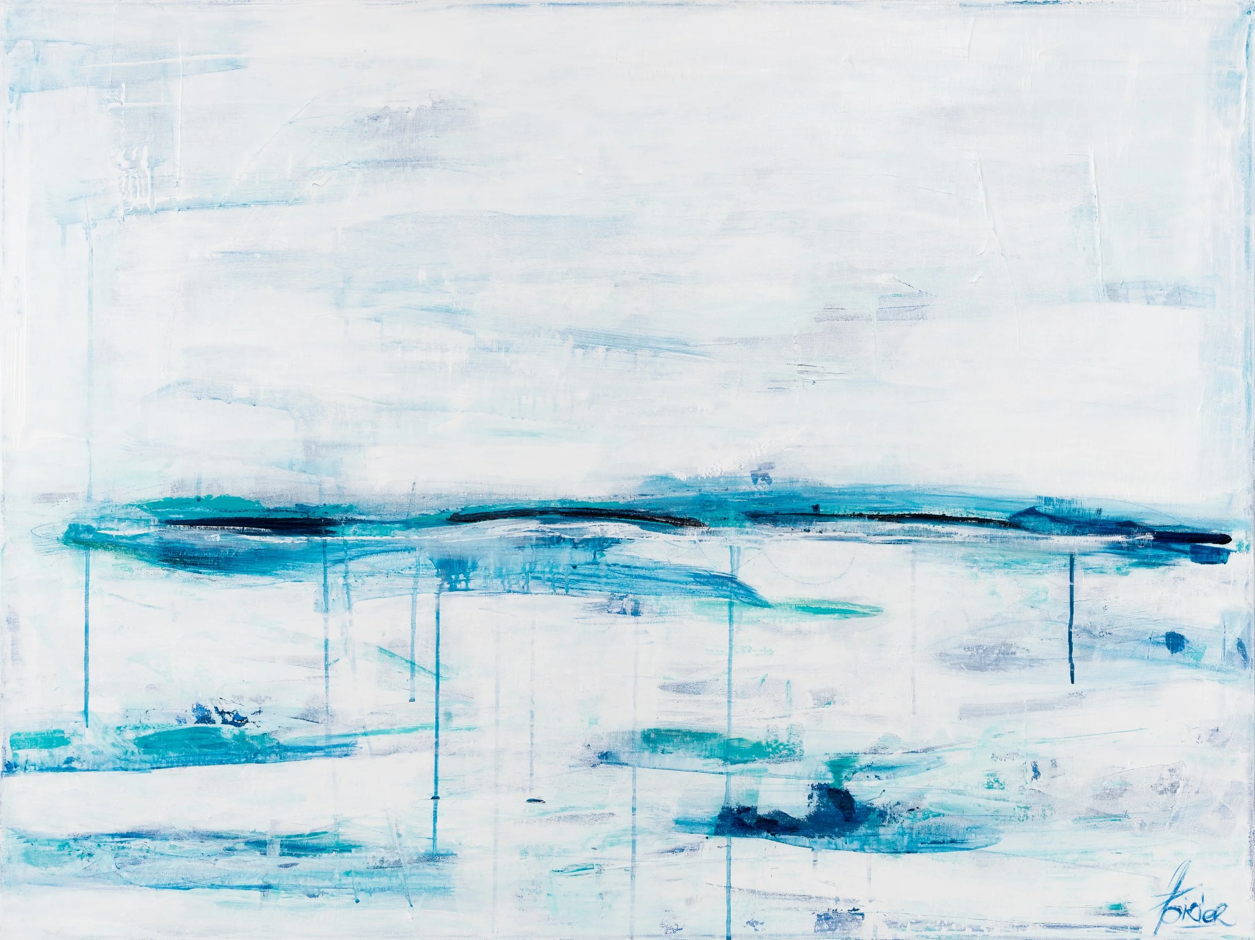 Horizon-1
Acrylique sur toile, 36x48 po
Vendu - Sold