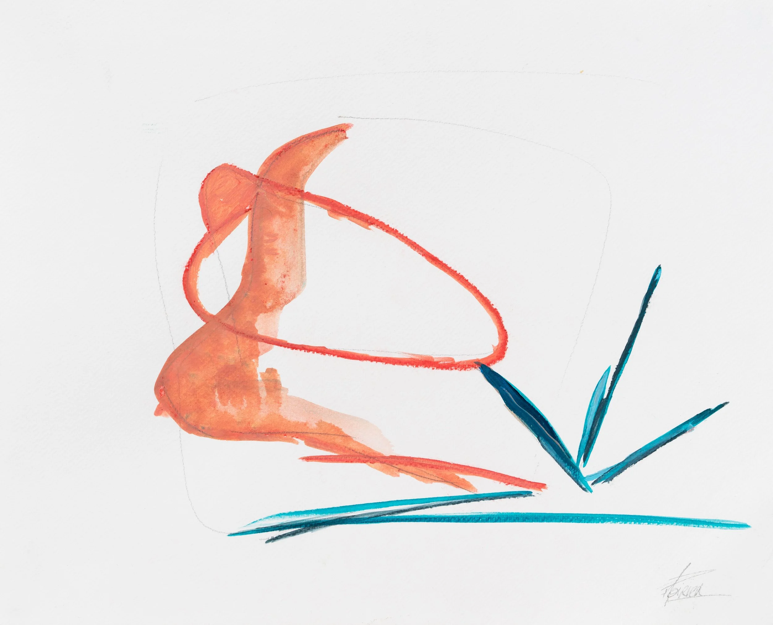Sans/titre/Untitled
Acrylique sur papier, 14x17 po
285$