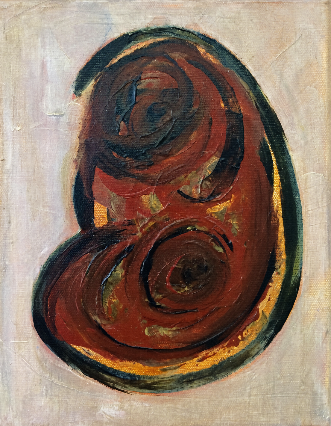 Genèse-5
Acrylique sur toile, 10x8 po
Vendu - Sold